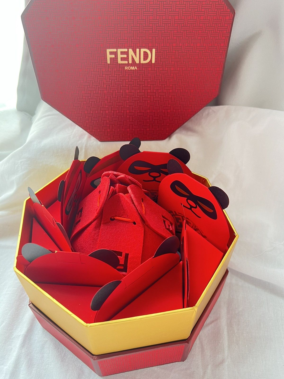 Fendi Fendi Panda VIP Red Packets boxset lavender Sachet Size ONE SIZE - 11 Thumbnail