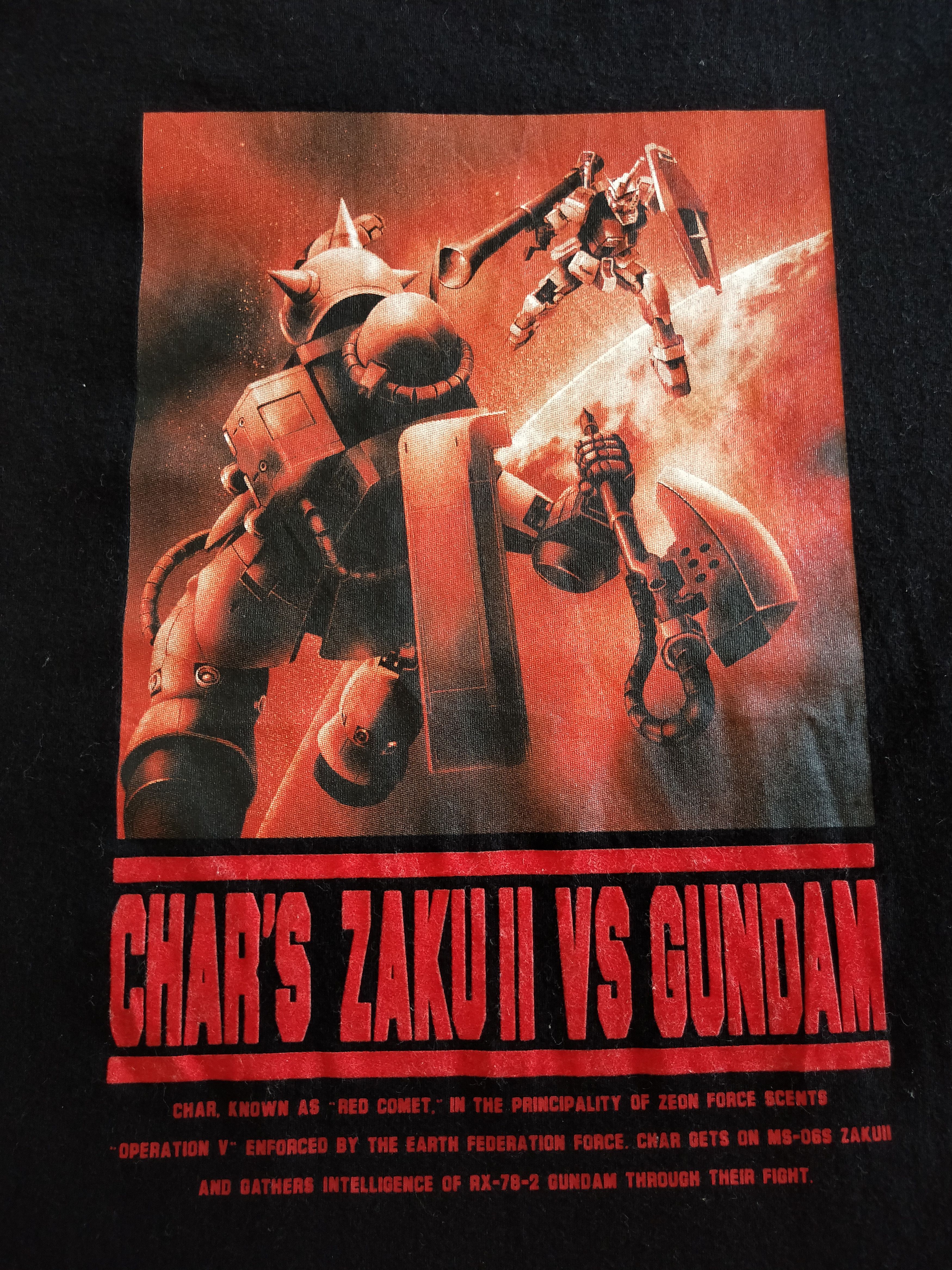 Cartoon Network × Japanese Brand × Uniqlo Uniqlo x Mobile Suit Gundam | Char's Zaku 2 vs Gundam Size US M / EU 48-50 / 2 - 4 Thumbnail