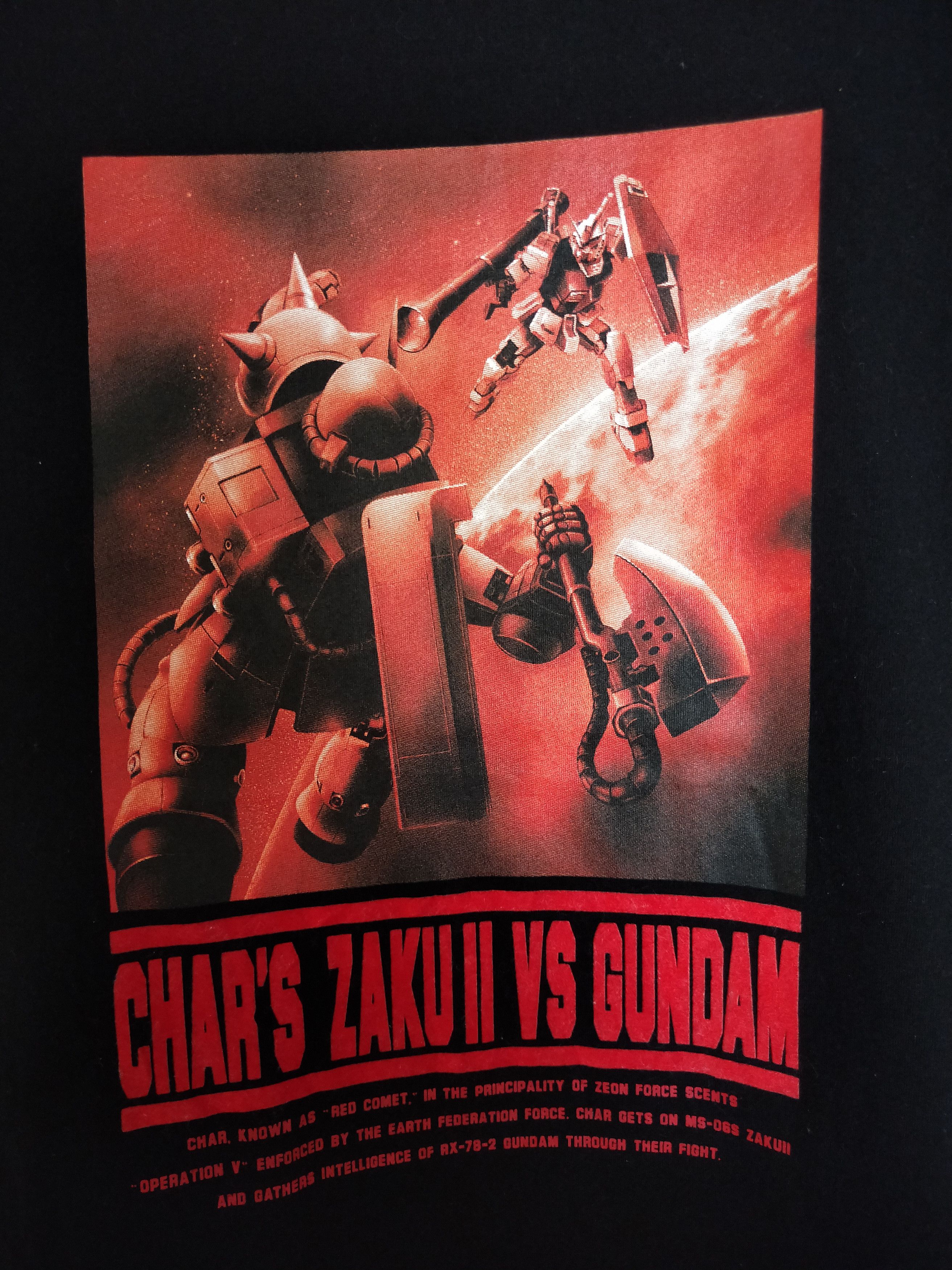 Cartoon Network × Japanese Brand × Uniqlo Uniqlo x Mobile Suit Gundam | Char's Zaku 2 vs Gundam Size US M / EU 48-50 / 2 - 2 Thumbnail
