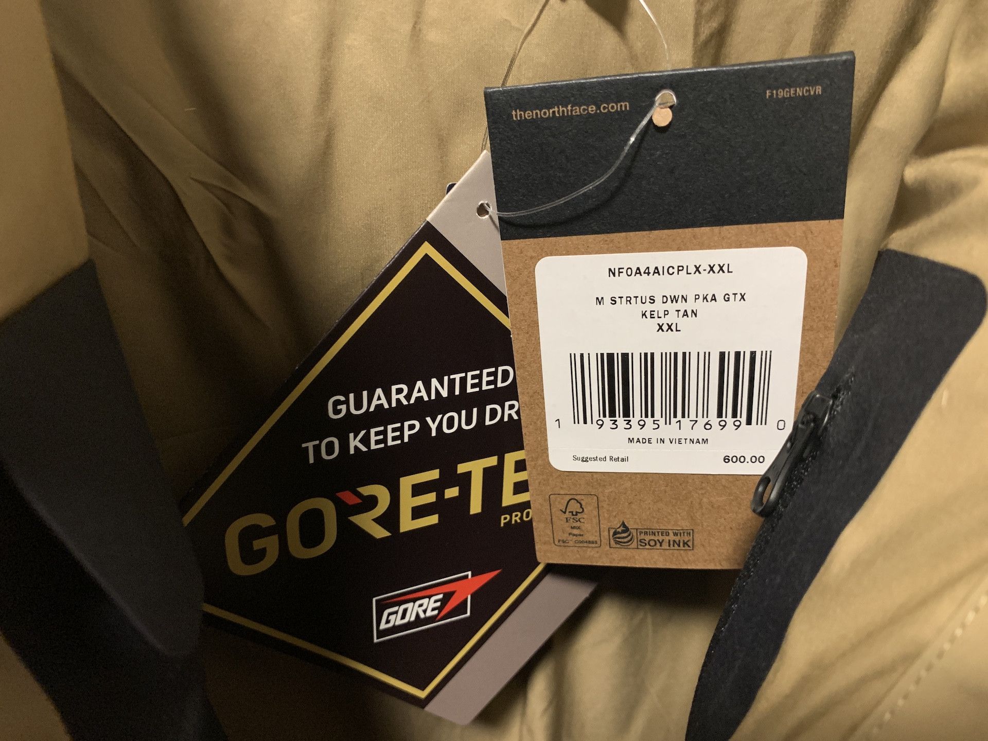 The North Face Men's Stratus Down GORE-TEX Hooded Parka GTX Size US XXL / EU 58 / 5 - 7 Thumbnail