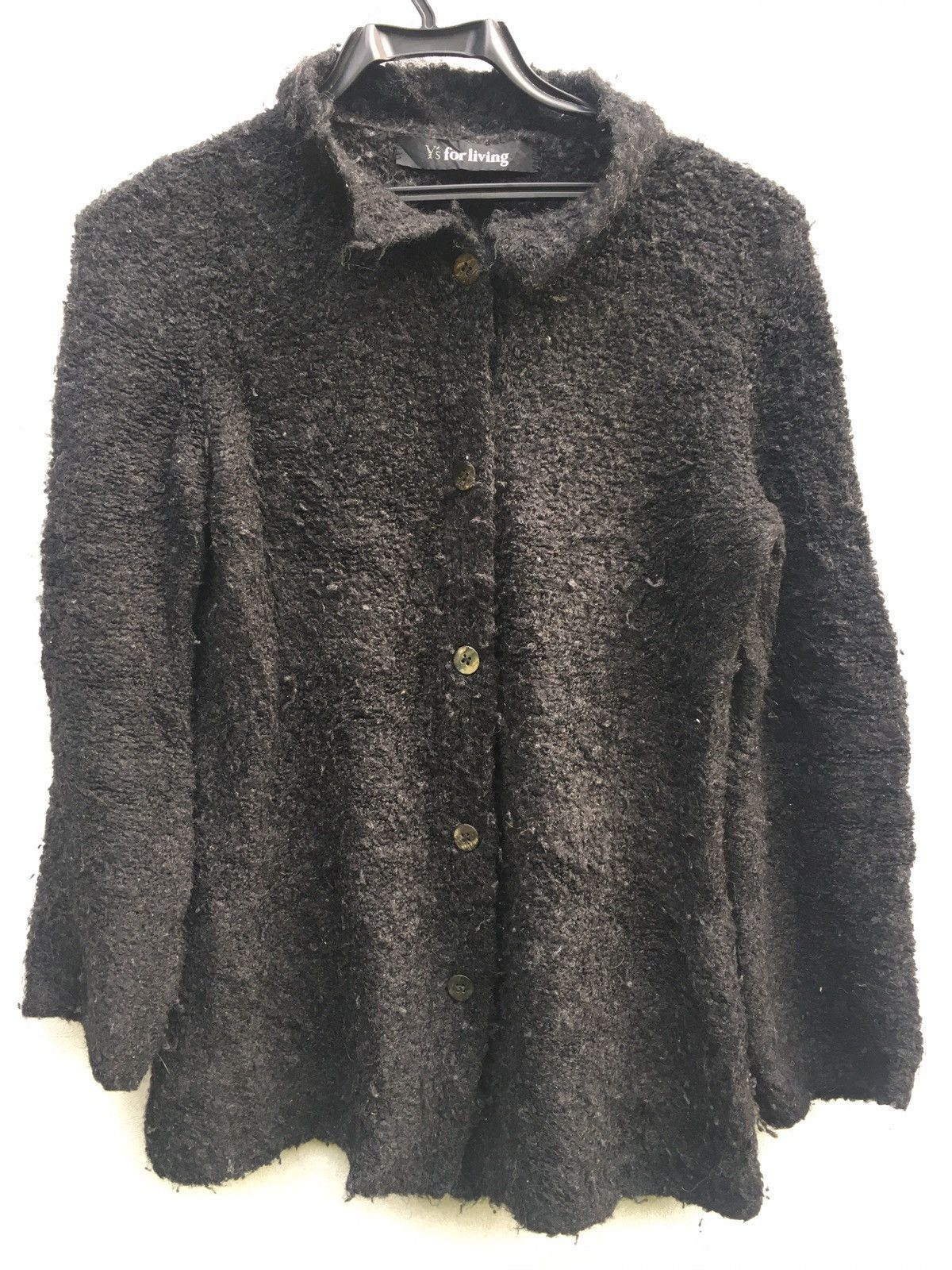 Y's × Yohji Yamamoto Yohji Yamamoto Y’S For Living Women Fleece Sweatshirt Size ONE SIZE - 1 Thumbnail