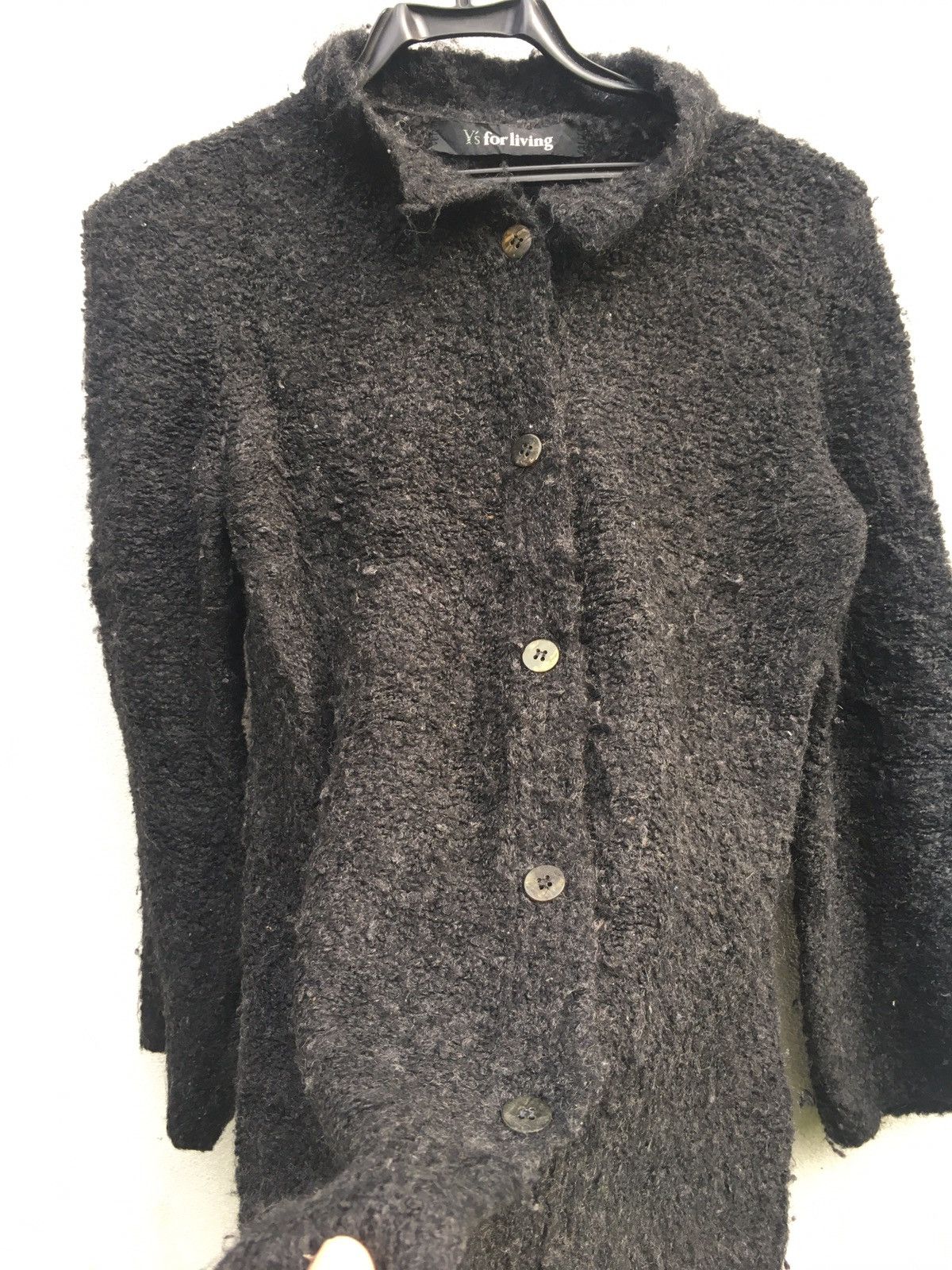 Y's × Yohji Yamamoto Yohji Yamamoto Y’S For Living Women Fleece Sweatshirt Size ONE SIZE - 2 Thumbnail