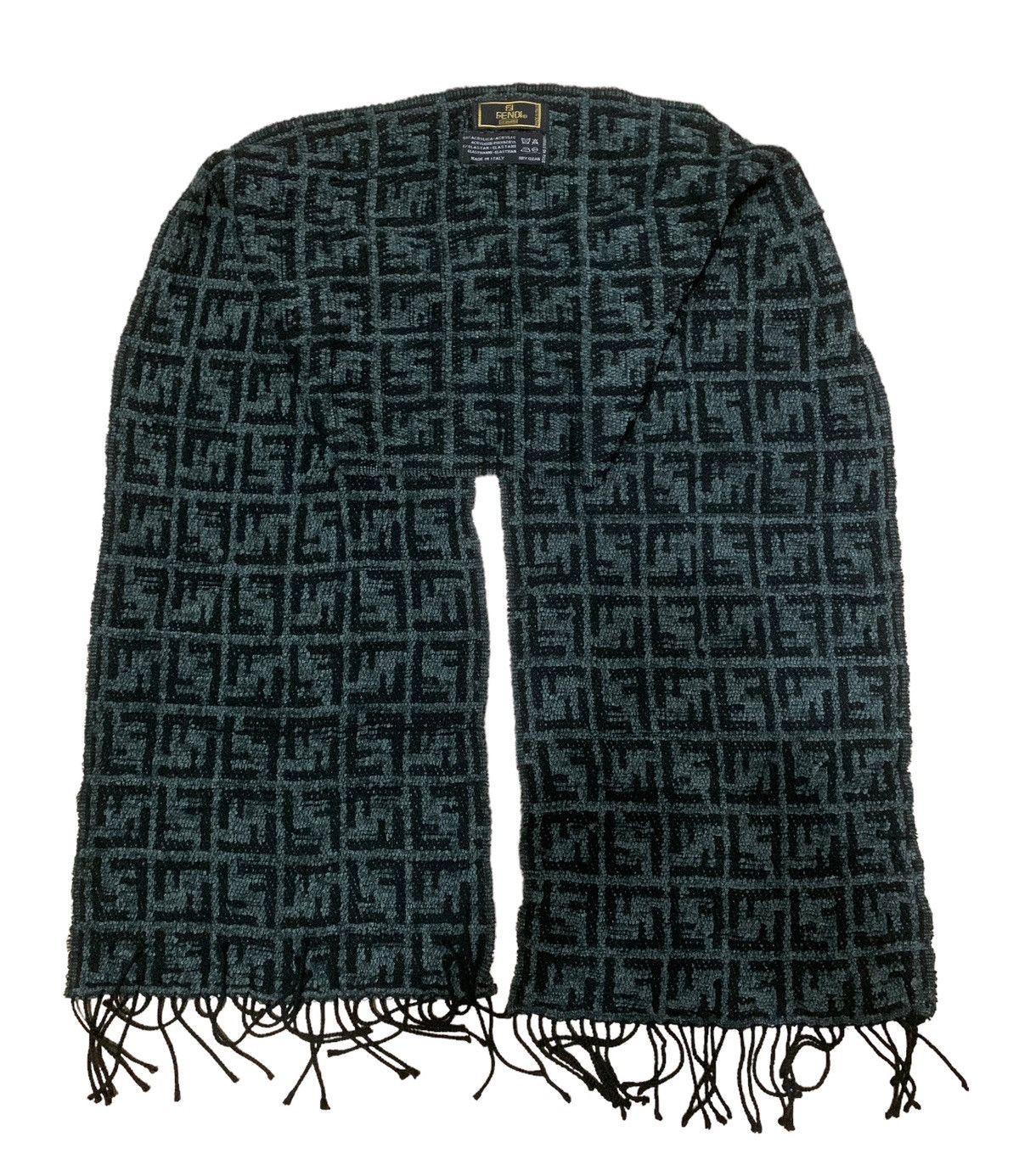 Fendi Fendi Scarf Monogram Zucca muffler / scarf / Vintage Size ONE SIZE - 1 Thumbnail