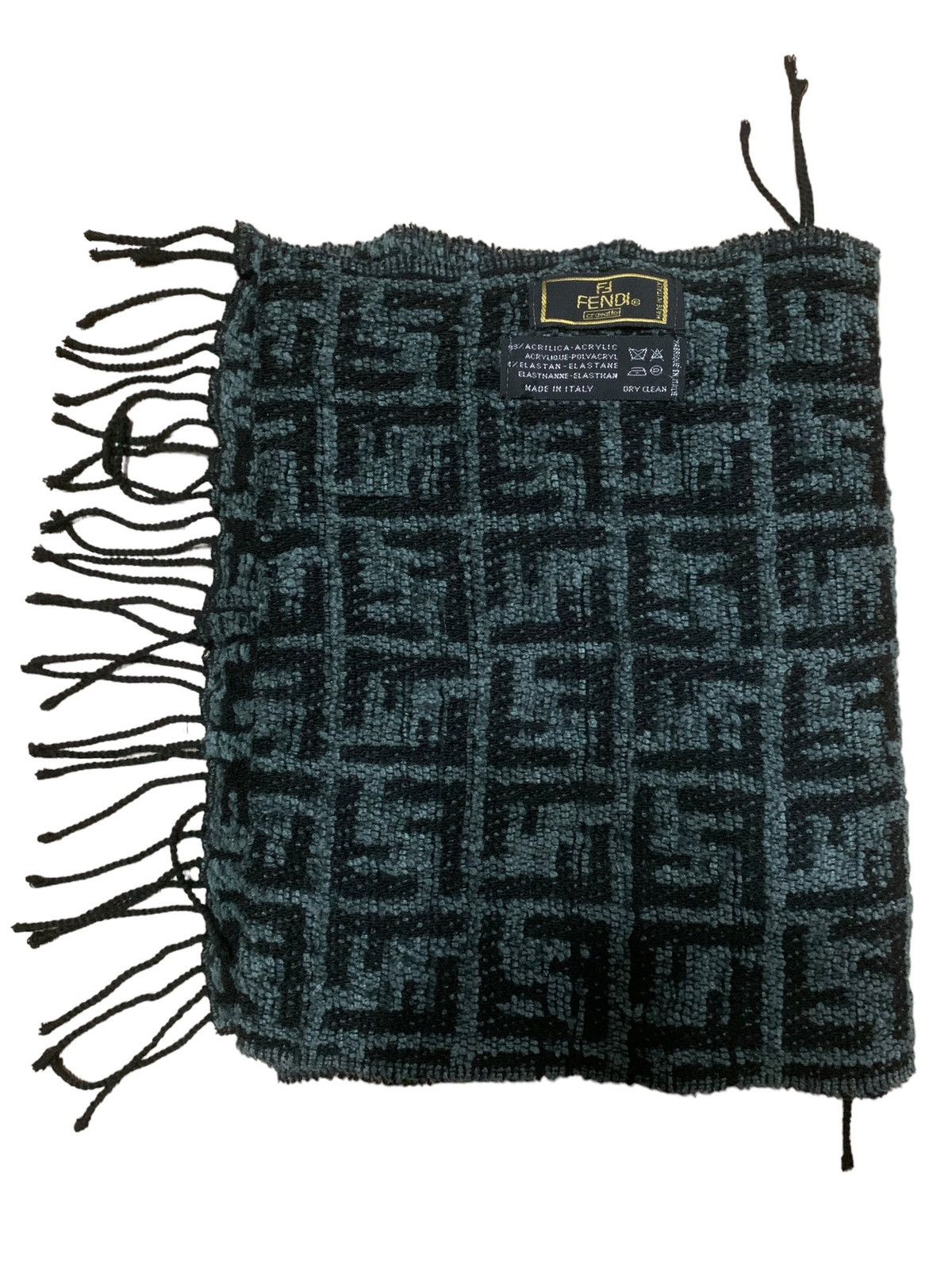 Fendi Fendi Scarf Monogram Zucca muffler / scarf / Vintage Size ONE SIZE - 3 Thumbnail