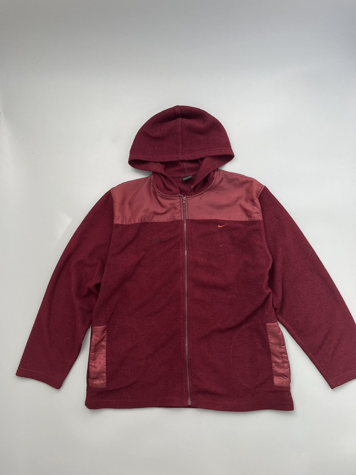 Nike × Vintage Vintage Nike Fleece Hoodie Size XL Size US L / EU 52-54 / 3 - 1 Thumbnail