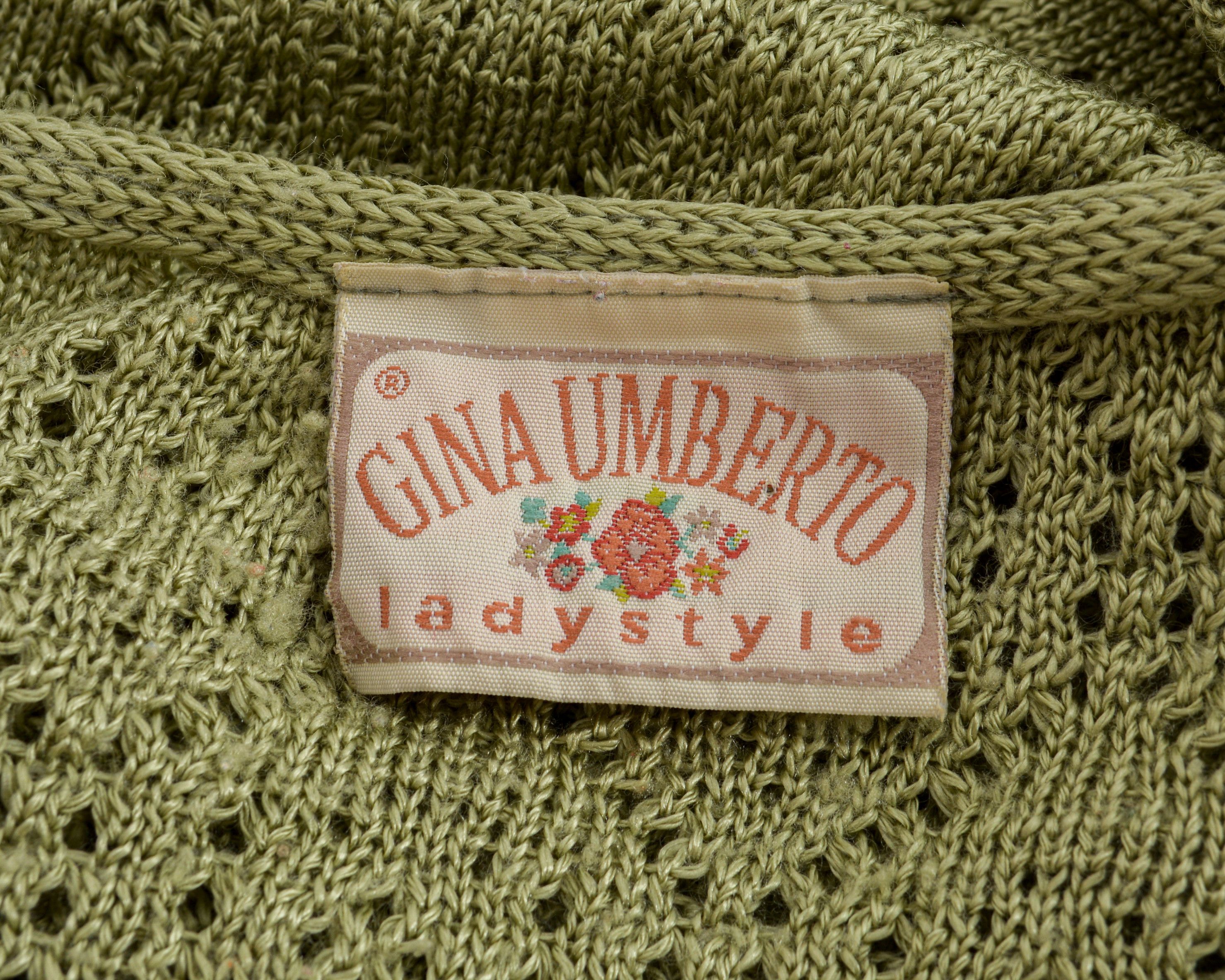 Other × Vintage Knit Crochet Pullover Sweater V-Neck Jumper Over Shirt Top Size XL / US 12-14 / IT 48-50 - 6 Thumbnail