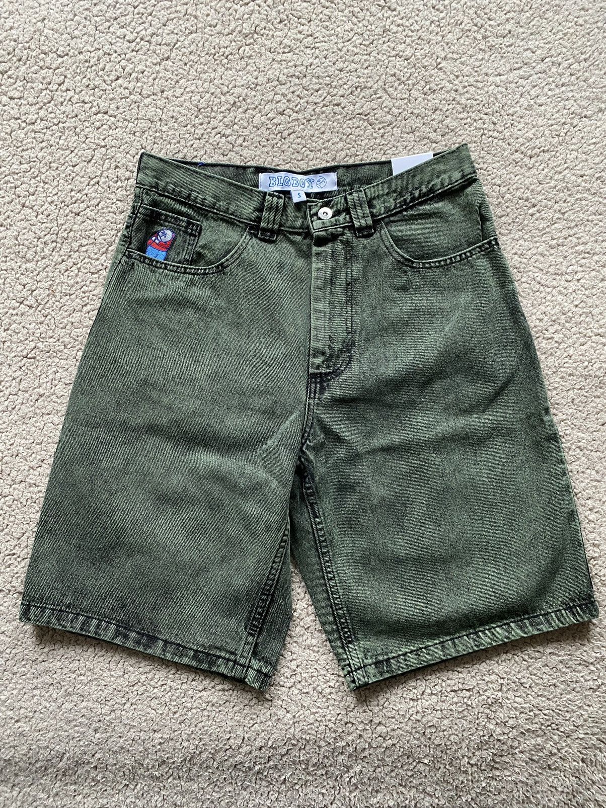 Polar Skate Co. Mint Black Big Boy Shorts | Grailed