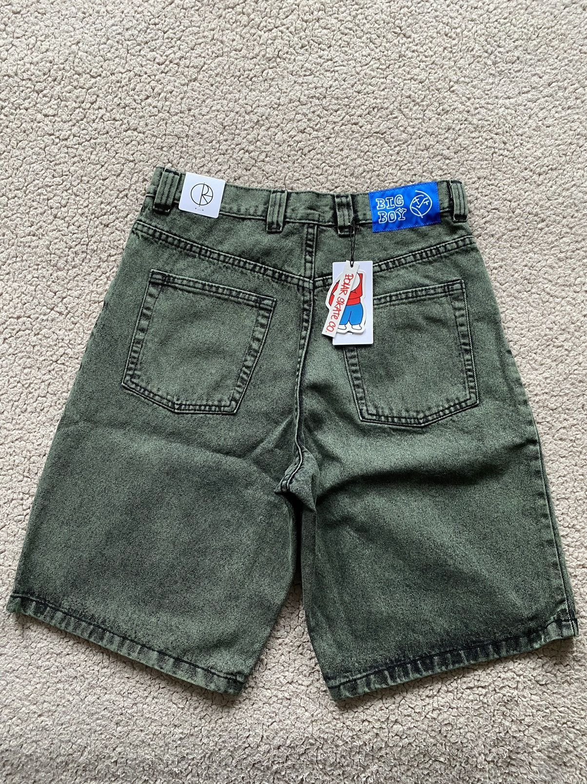 Polar Skate Co. Mint Black Big Boy Shorts | Grailed