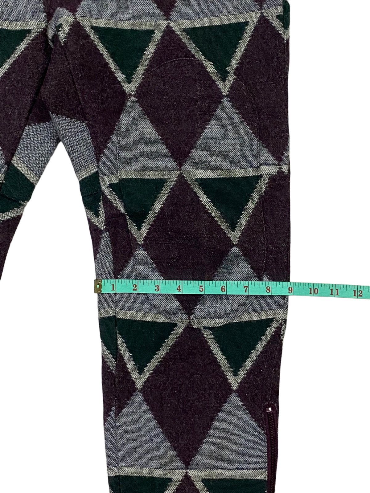 Other Bohemian Cropped Pants Wool Knee Patch Design Size US 34 / EU 50 - 9 Thumbnail