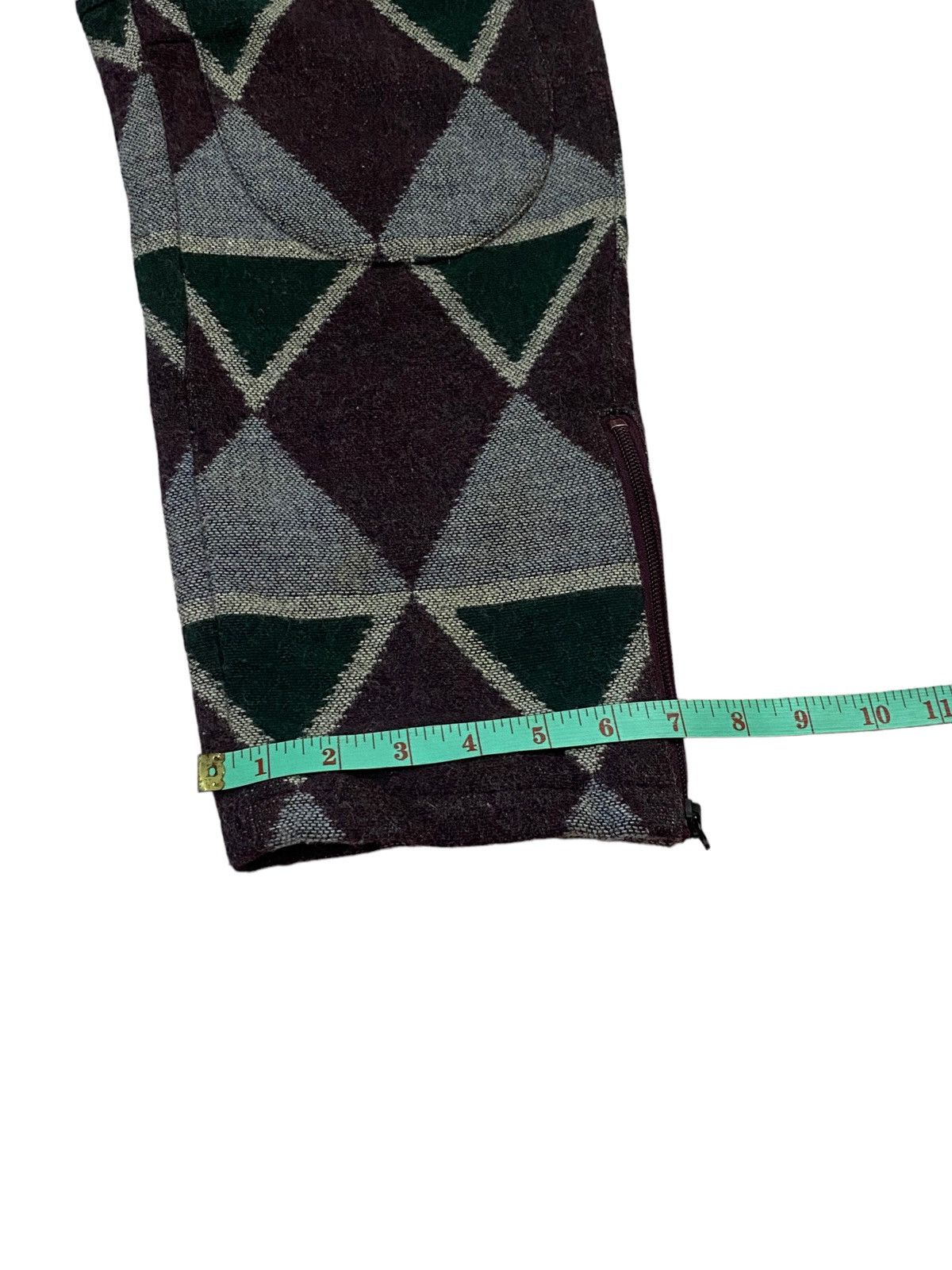 Other Bohemian Cropped Pants Wool Knee Patch Design Size US 34 / EU 50 - 10 Thumbnail