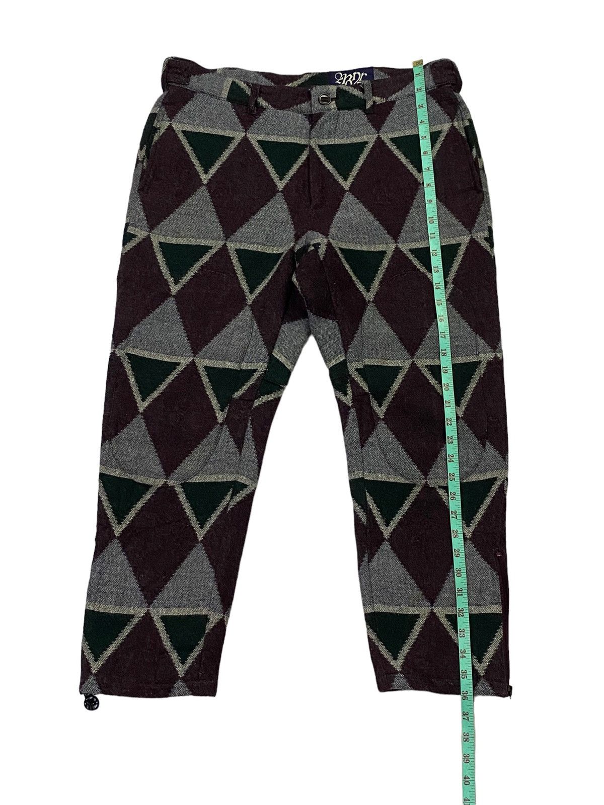 Other Bohemian Cropped Pants Wool Knee Patch Design Size US 34 / EU 50 - 6 Thumbnail