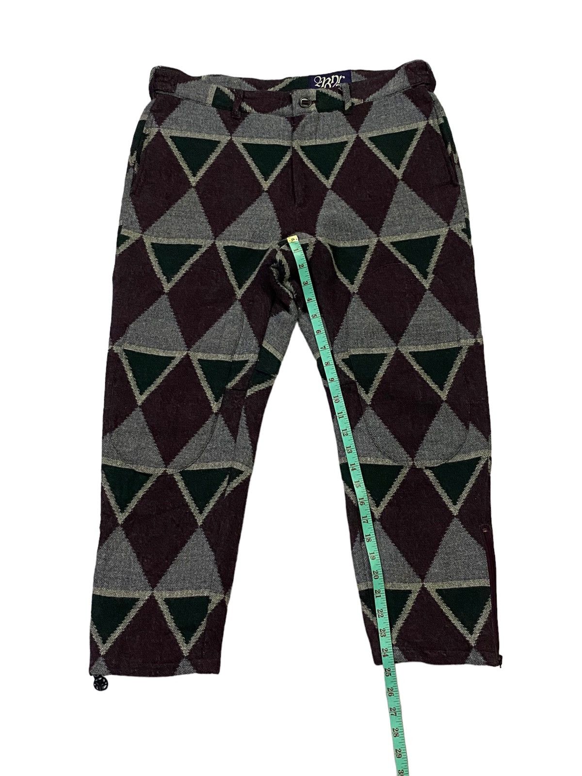 Other Bohemian Cropped Pants Wool Knee Patch Design Size US 34 / EU 50 - 7 Thumbnail