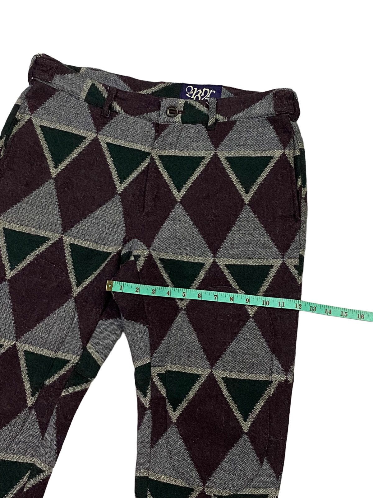 Other Bohemian Cropped Pants Wool Knee Patch Design Size US 34 / EU 50 - 8 Thumbnail