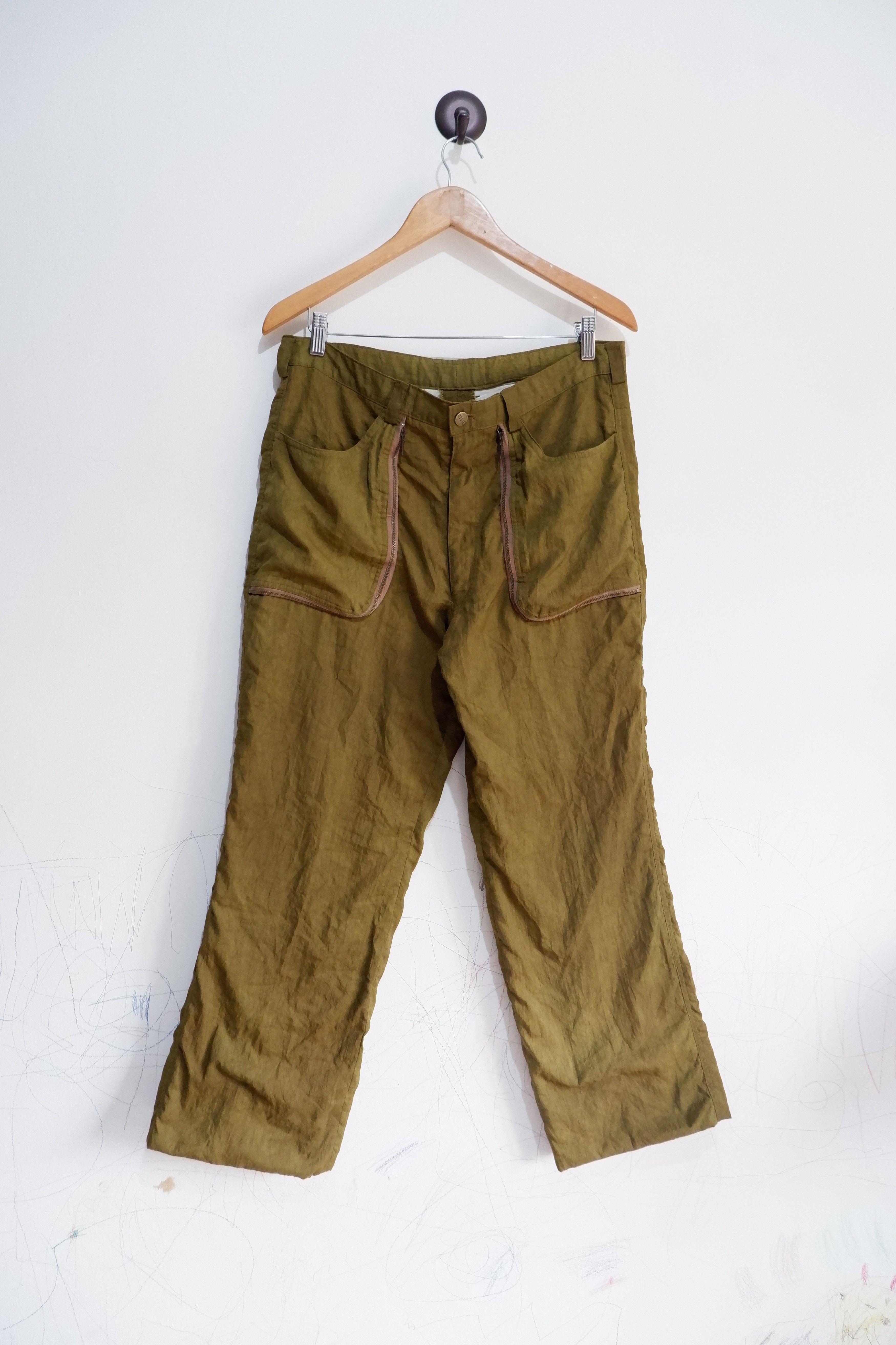 Japanese Brand Vintage Japan Brand Dolce 3D Pocket Silk Pants Size US 34 / EU 50 - 3 Thumbnail