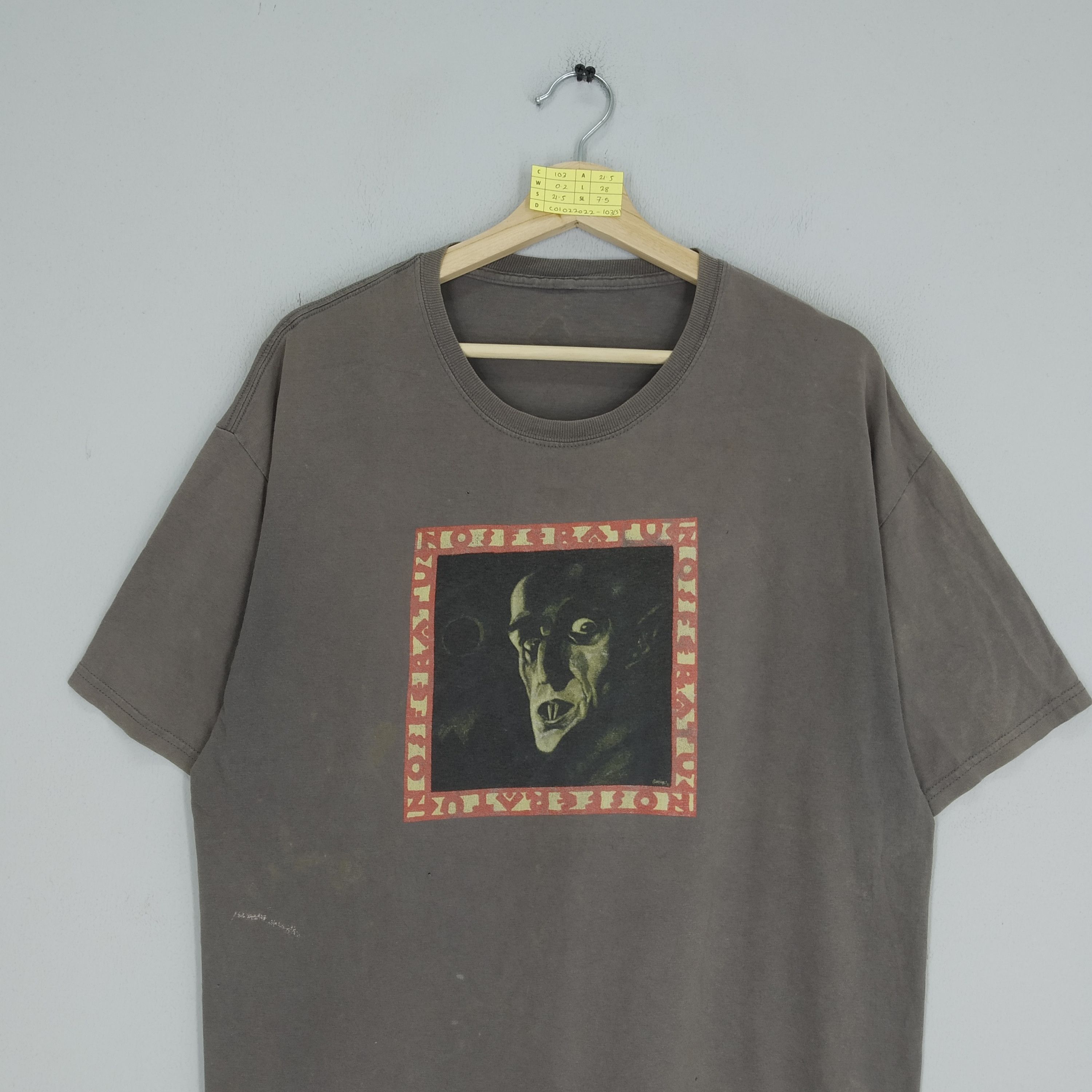 Expert Horror Vintage 00's Nosferatu Horror/Fantasy Movie Film Promo Tee Size US L / EU 52-54 / 3 - 3 Thumbnail