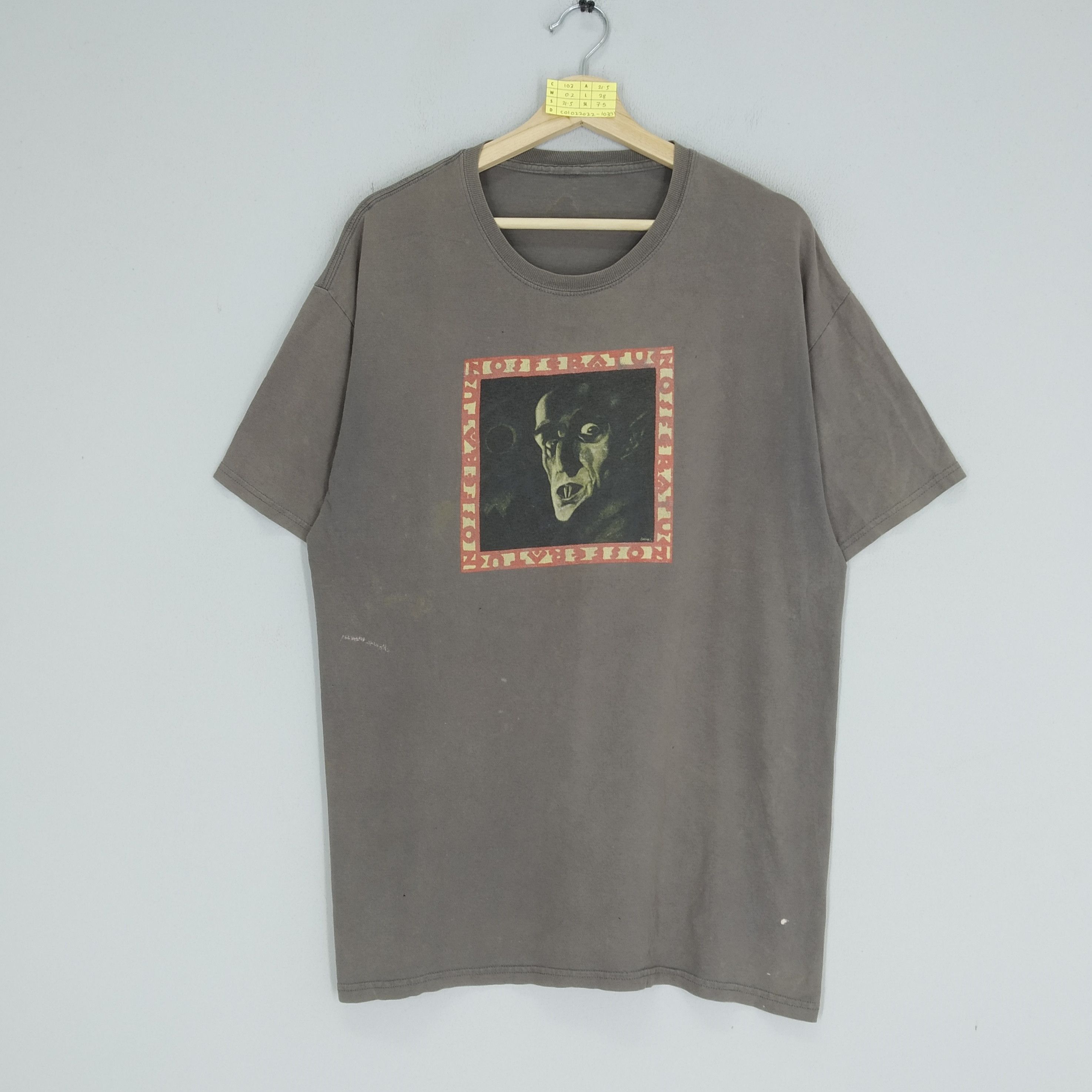 Expert Horror Vintage 00's Nosferatu Horror/Fantasy Movie Film Promo Tee Size US L / EU 52-54 / 3 - 1 Thumbnail
