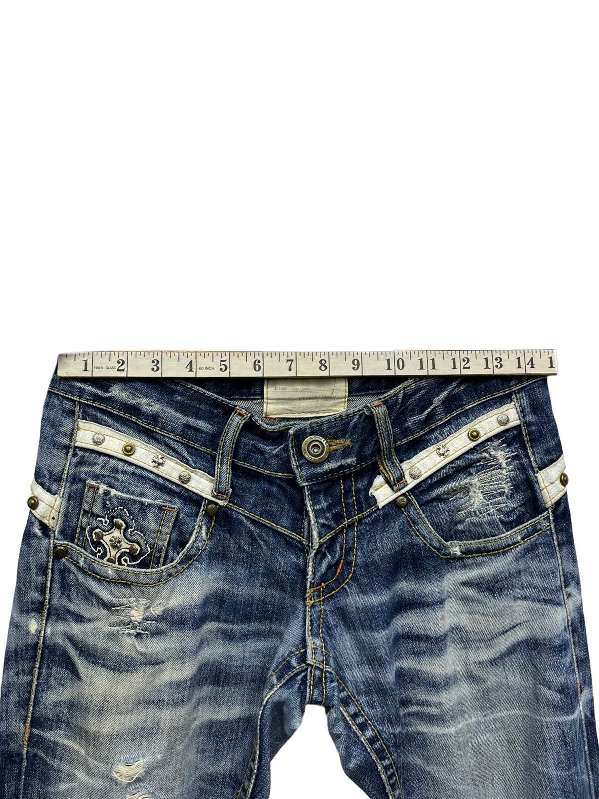 Japanese Brand LOLITA Exotic Denim Chrome Hearts Inspired Yoshitomo Nara Size US 29 - 24 Thumbnail