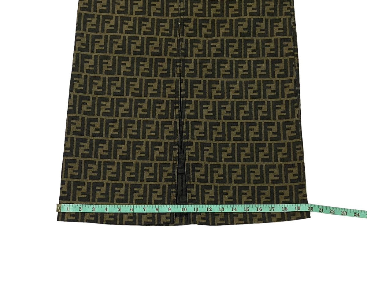 Fendi Rare‼️Vintage FENDI Monogram Double Waist Skits Jeans Size 24" / US 00 / IT 34 - 8 Thumbnail