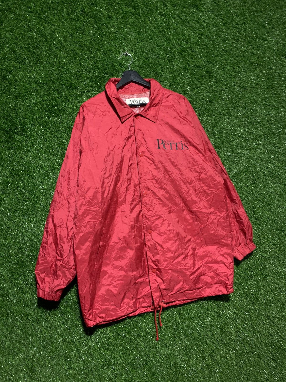 Vintage Vintage Bernard Perris Nylon Coach Jacket Size US L / EU 52-54 / 3 - 4 Thumbnail