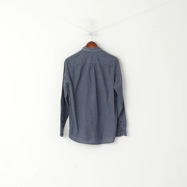 Diesel Diesel Co. Men S Casual Shirt Navy Check Cotton 3806 Size US S / EU 44-46 / 1 - 7 Thumbnail