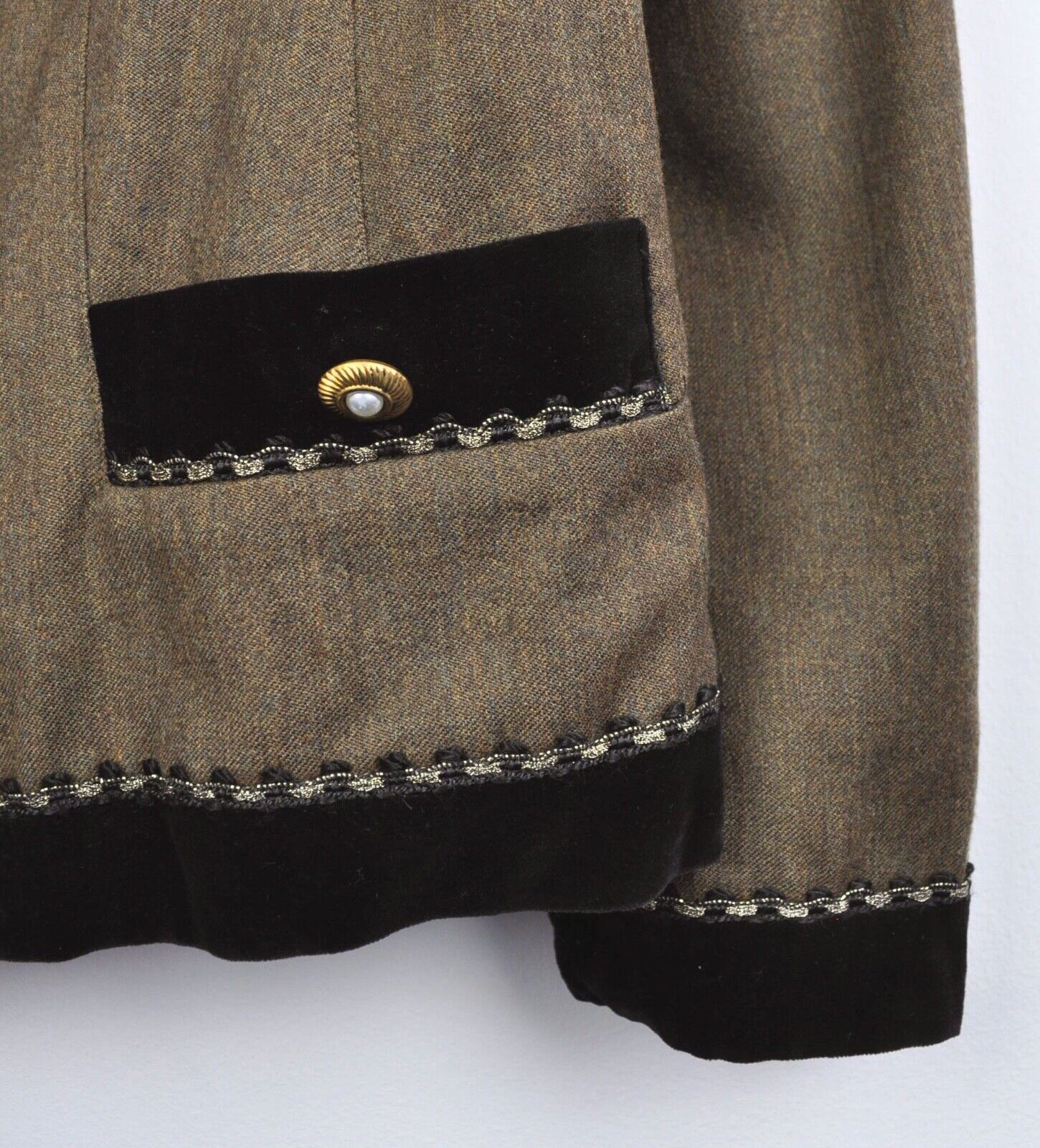 Other × Vintage Esmodell L Blazer Jacket Coat Made in West Germany Trachten Size L / US 10 / IT 46 - 3 Thumbnail
