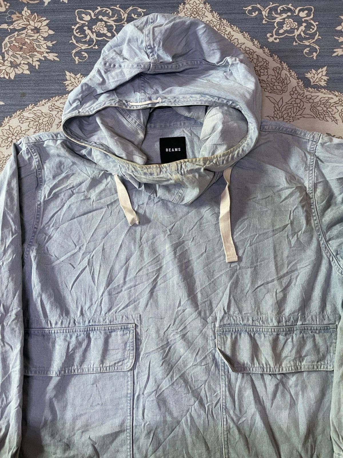 Beams Plus Archival Clothing Beams Japan Fabric Pullover Anorak hooded Size US L / EU 52-54 / 3 - 3 Thumbnail
