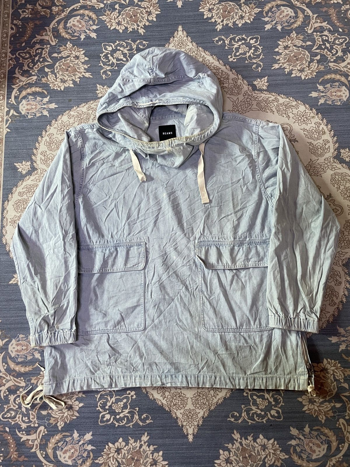 Beams Plus Archival Clothing Beams Japan Fabric Pullover Anorak hooded Size US L / EU 52-54 / 3 - 5 Thumbnail