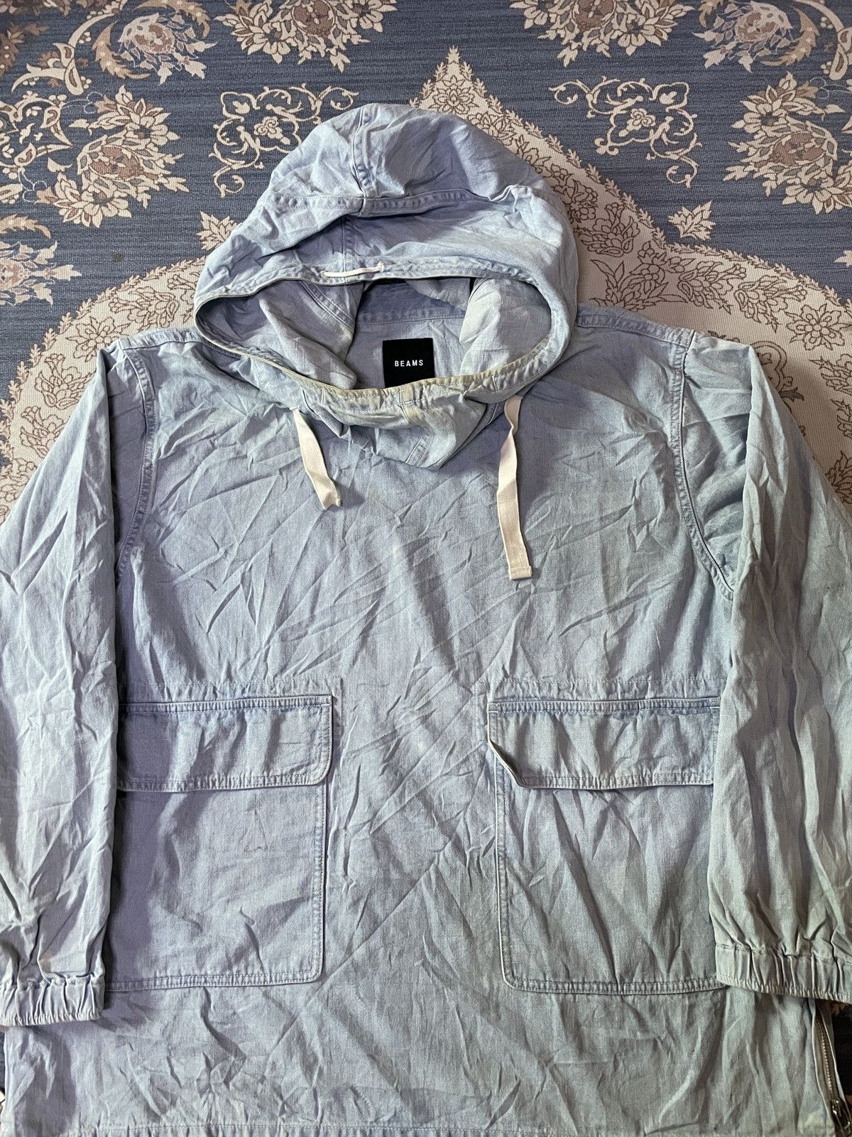 Beams Plus Archival Clothing Beams Japan Fabric Pullover Anorak hooded Size US L / EU 52-54 / 3 - 1 Thumbnail