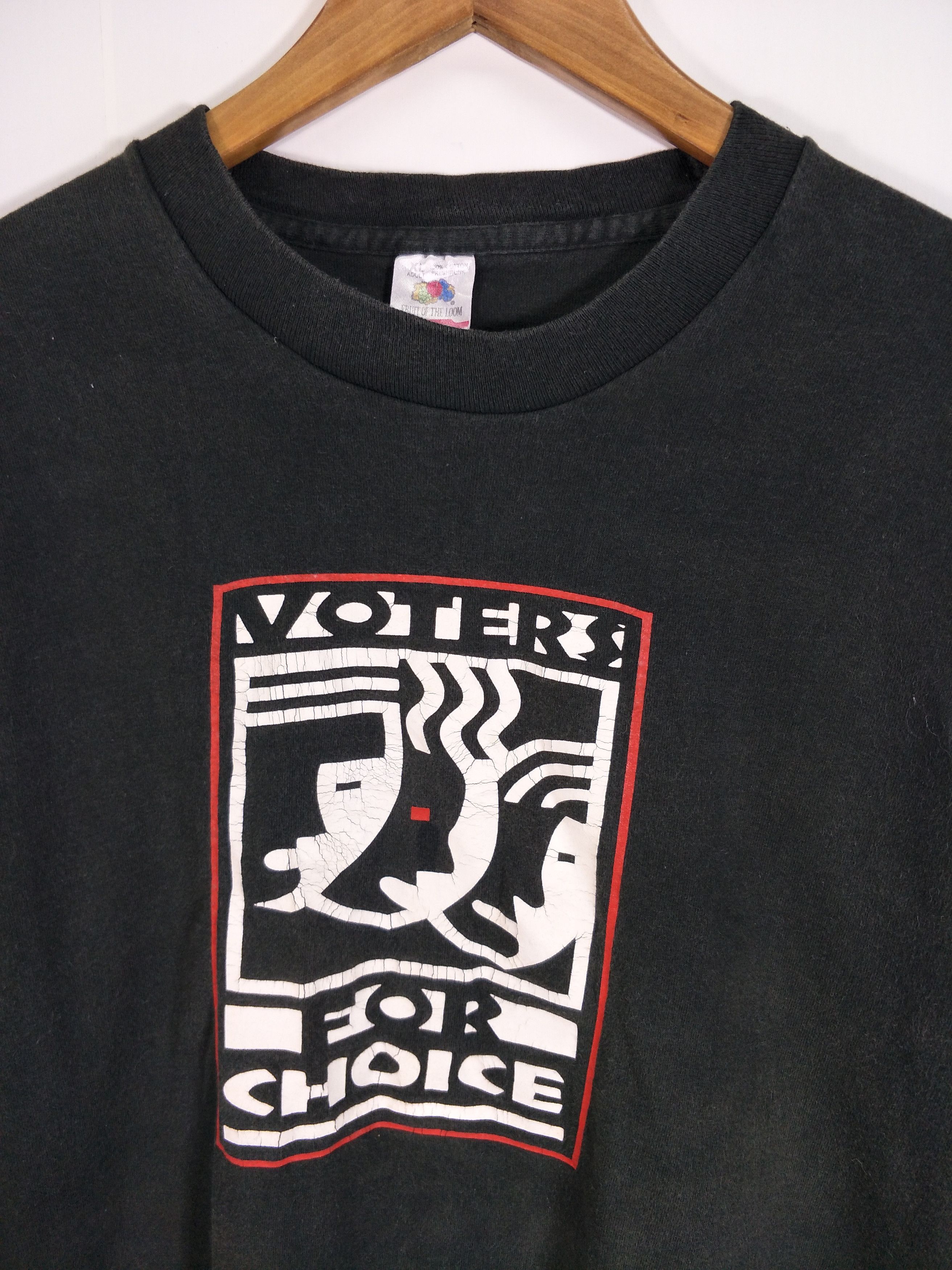 Band Tees 90's Rare Roe v.Wade Concert Pearl Jam L7 NeilYoung C.Horse Size US XL / EU 56 / 4 - 3 Thumbnail