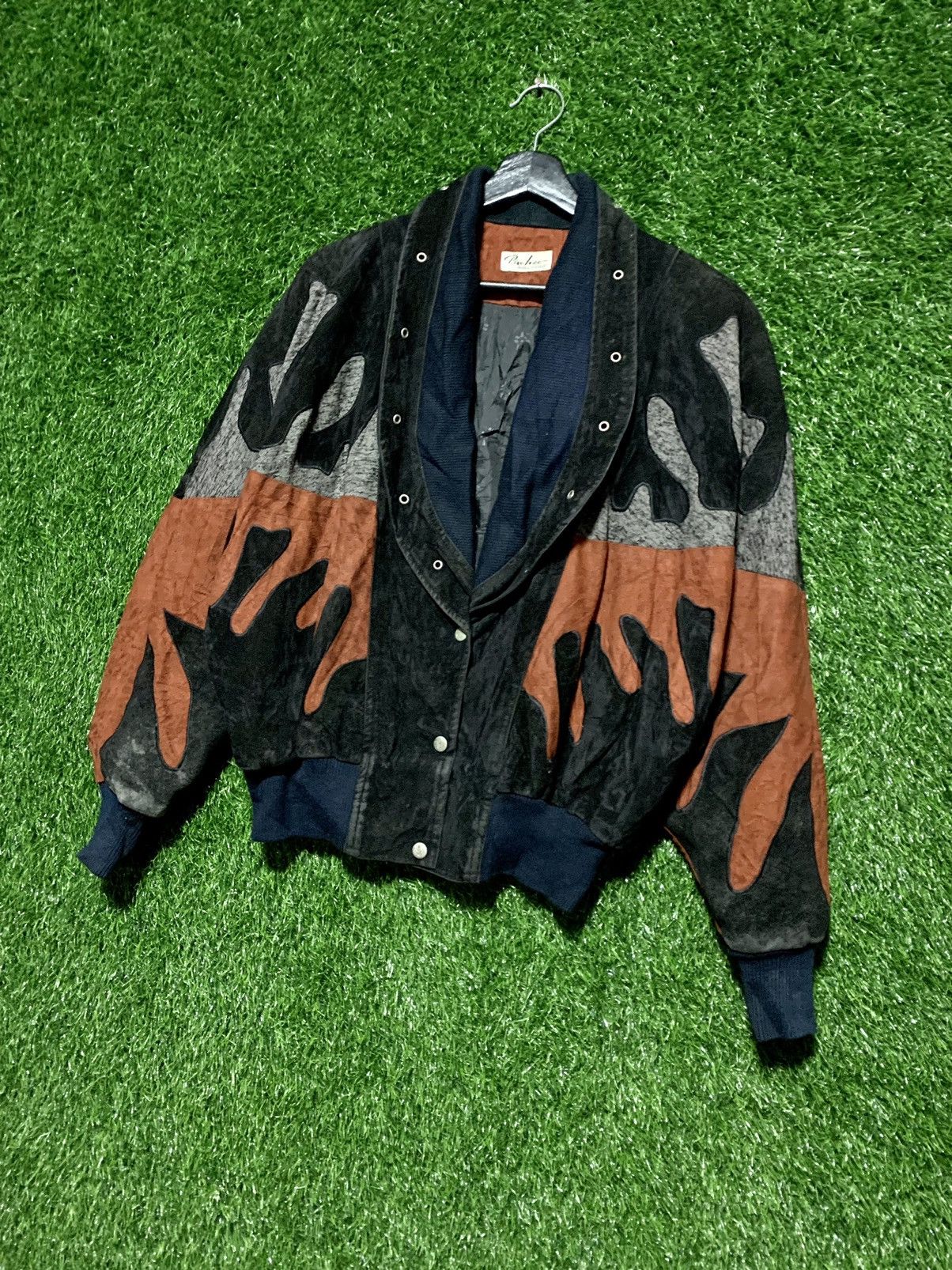 Other Vintage Boohee Suede Avant Garde Windcoat Size US L / EU 52-54 / 3 - 2 Thumbnail