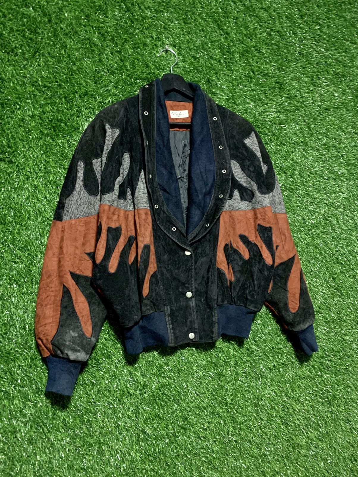 Other Vintage Boohee Suede Avant Garde Windcoat Size US L / EU 52-54 / 3 - 3 Thumbnail