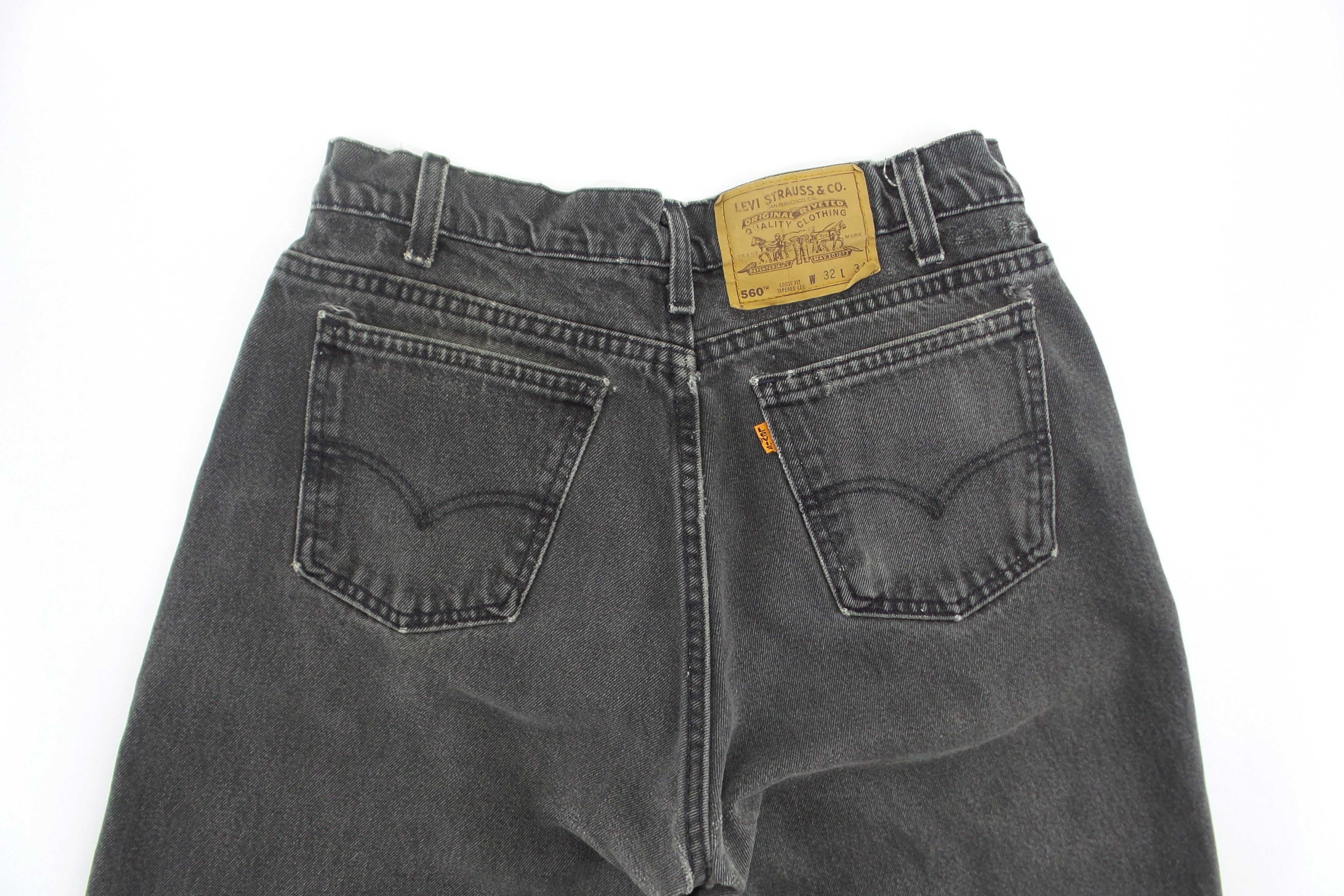 Levi's FOR HER Levi's 560 Tapered Leg Orange Tab Jeans W31xL43.5 Size US 31 - 6 Thumbnail