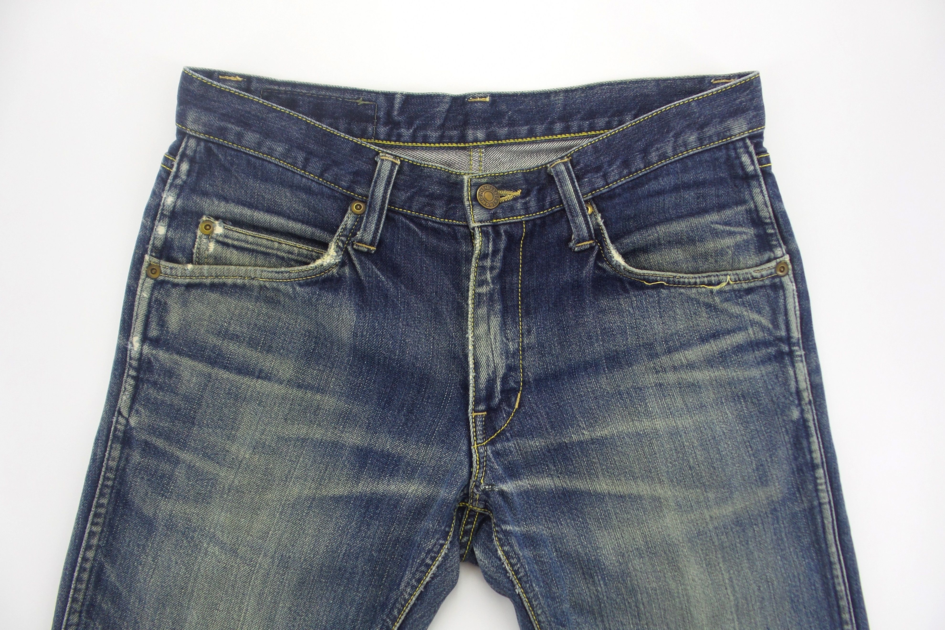 Blue Blue Japan × Japanese Brand Blue Blue Japan Stonewashed Jeans W31xL30.5 Size US 30 / EU 46 - 2 Thumbnail