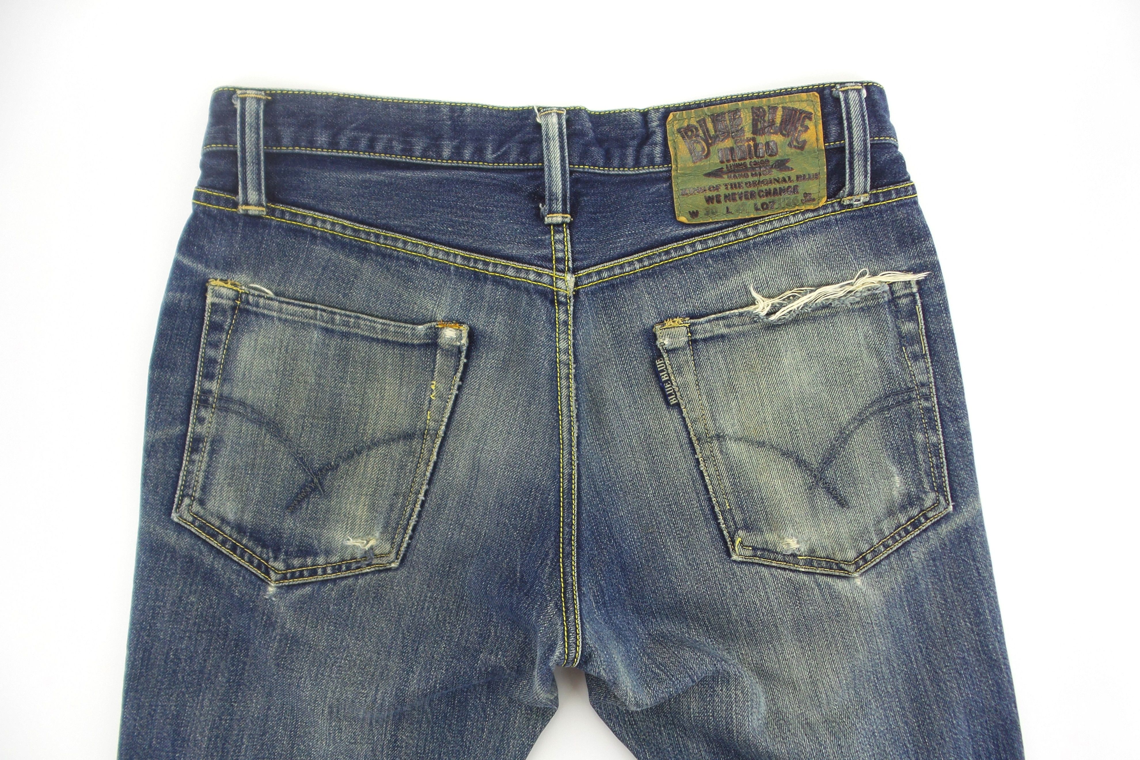 Blue Blue Japan × Japanese Brand Blue Blue Japan Stonewashed Jeans W31xL30.5 Size US 30 / EU 46 - 7 Thumbnail