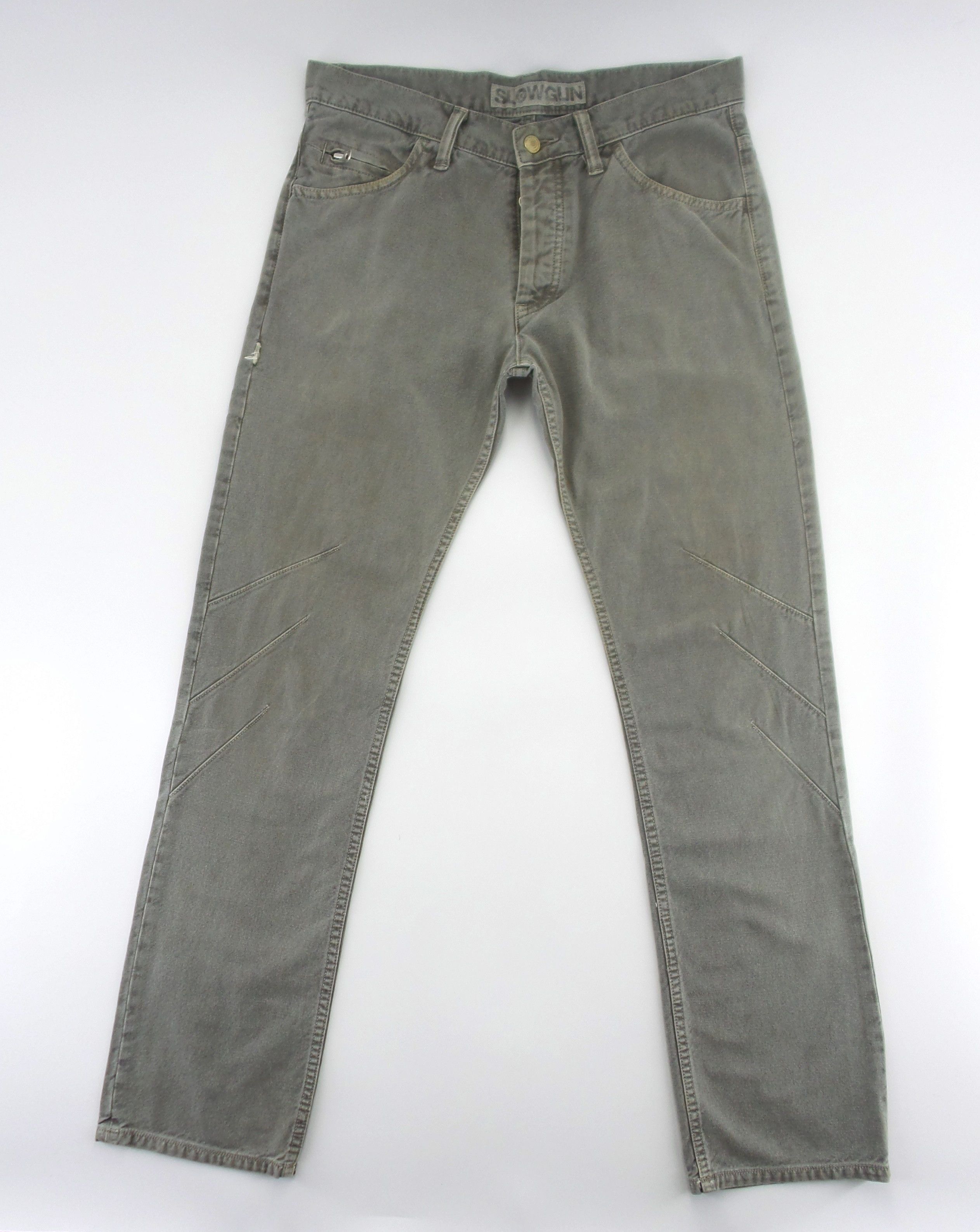 Japanese Brand SlowGun Button Fly Jeans W33xL42 Size US 32 / EU 48 - 1 Thumbnail