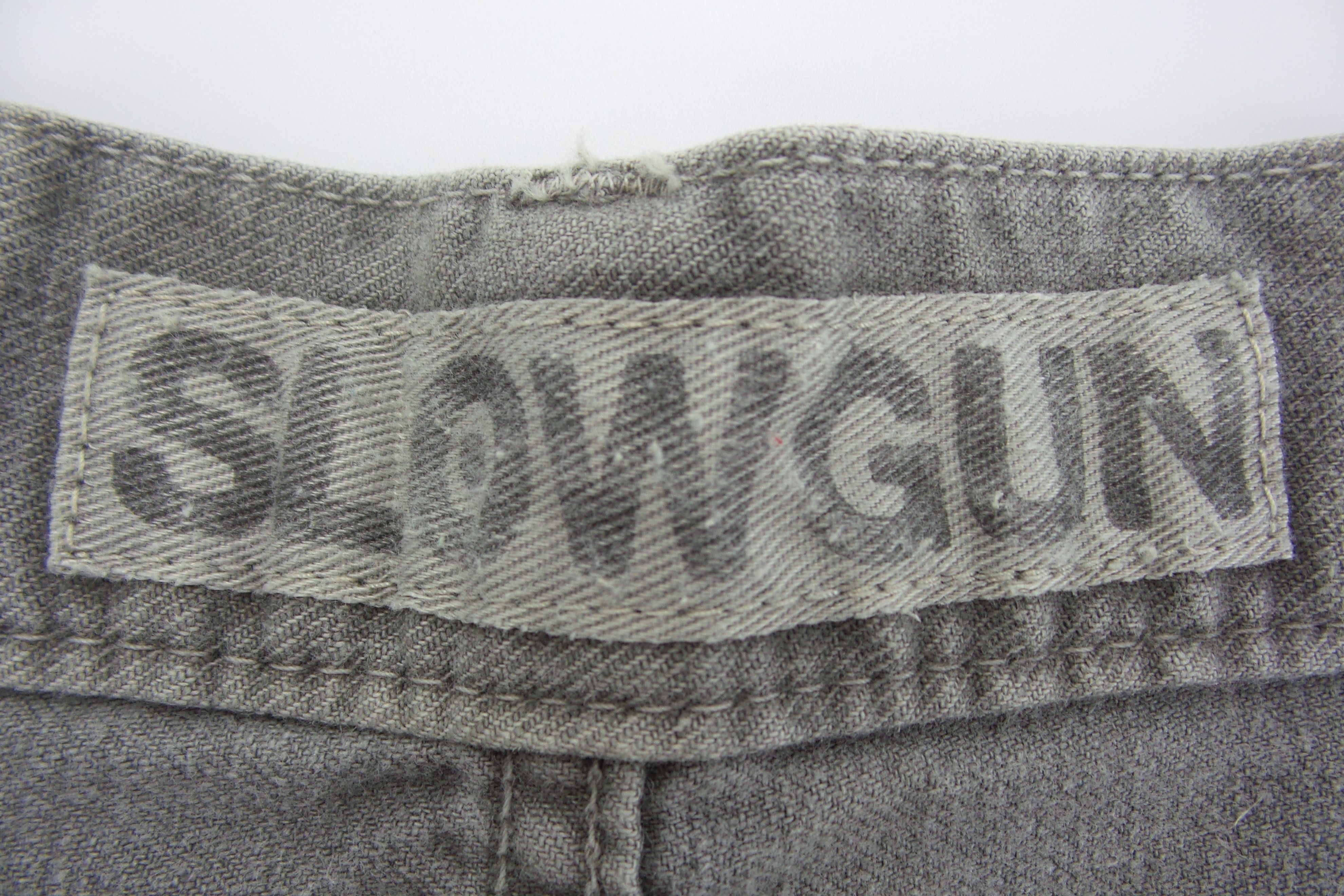 Japanese Brand SlowGun Button Fly Jeans W33xL42 Size US 32 / EU 48 - 3 Thumbnail