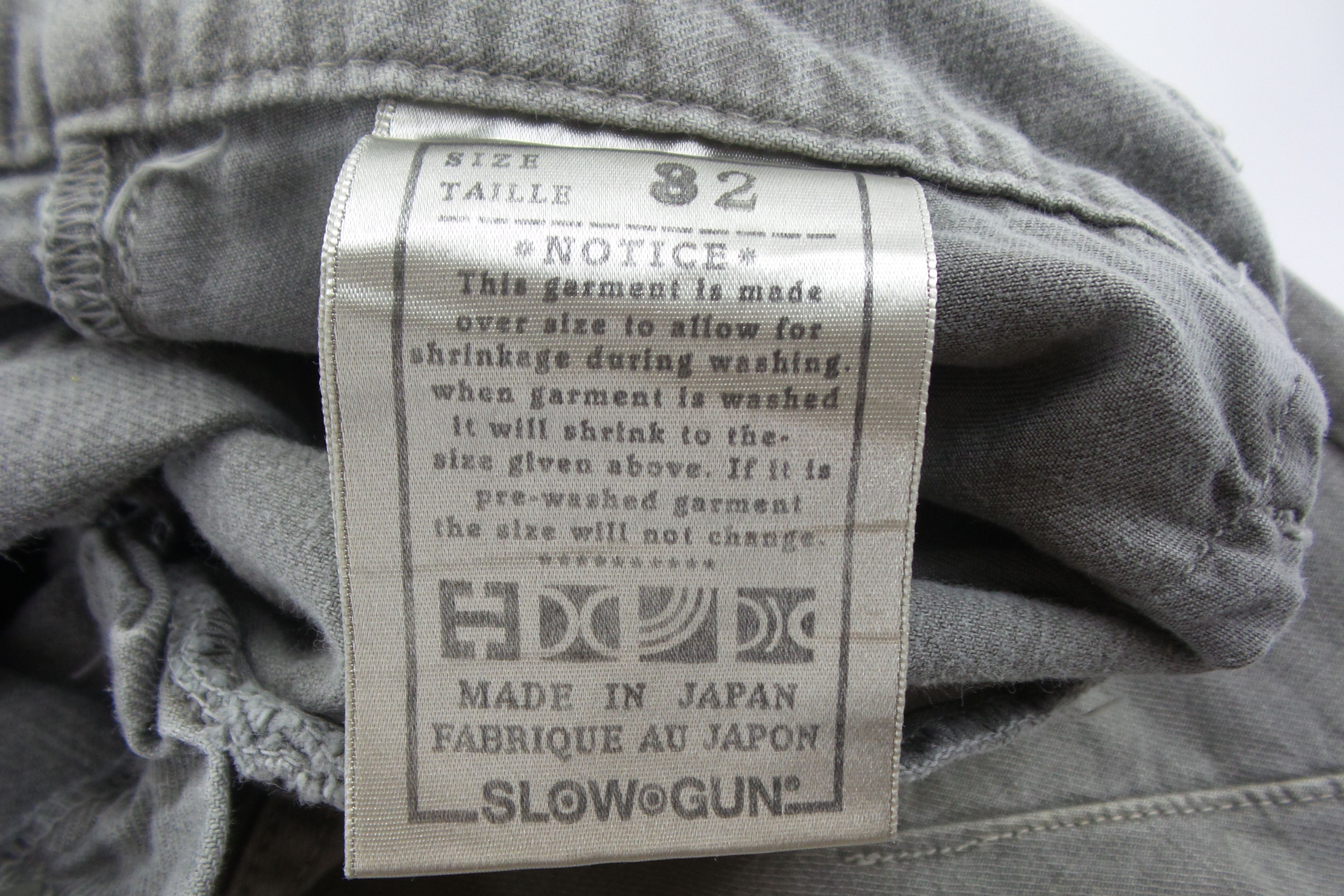 Japanese Brand SlowGun Button Fly Jeans W33xL42 Size US 32 / EU 48 - 4 Thumbnail
