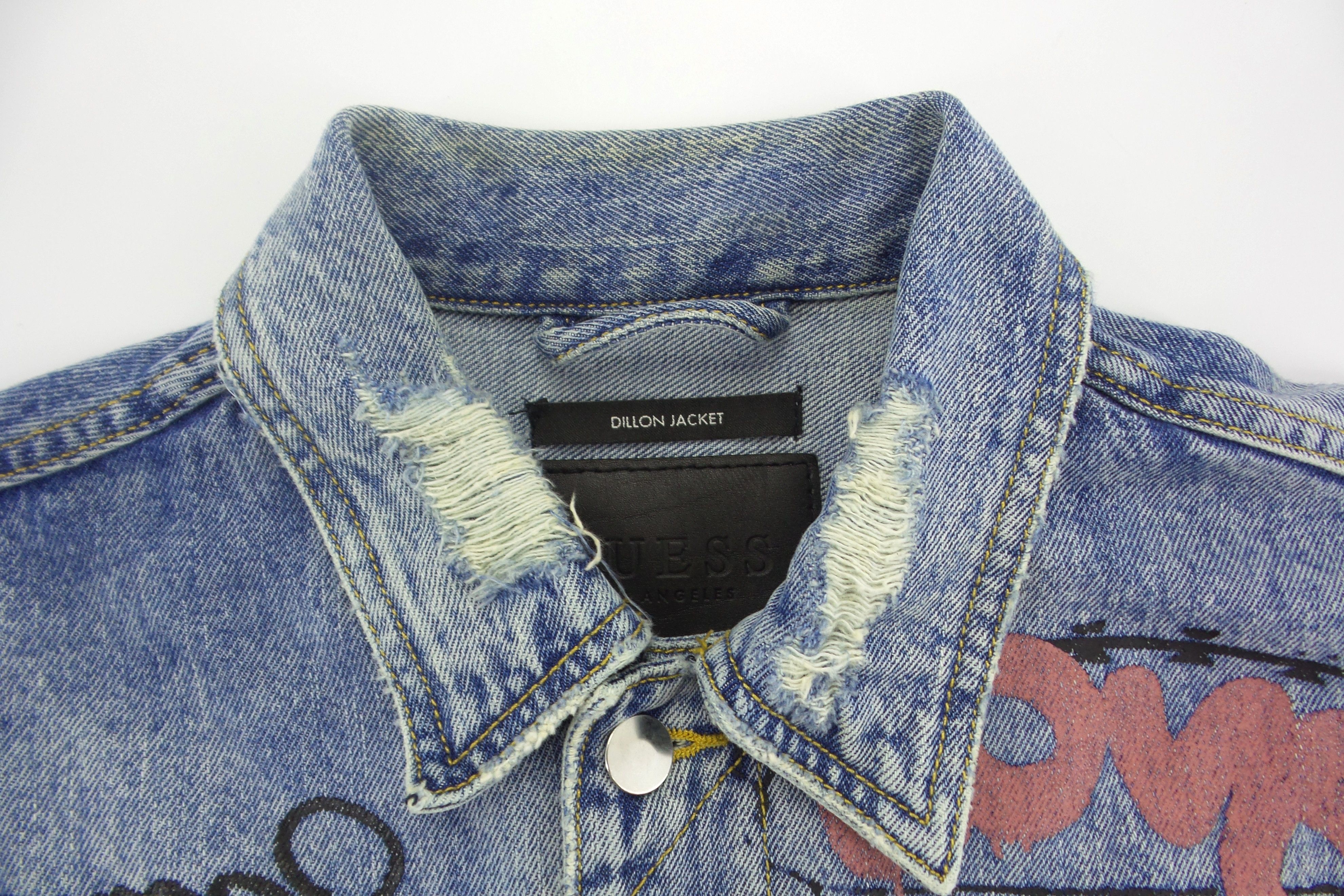 Guess Guess 'Dillon Jacket' Painted Denim Jackets Size US M / EU 48-50 / 2 - 2 Thumbnail