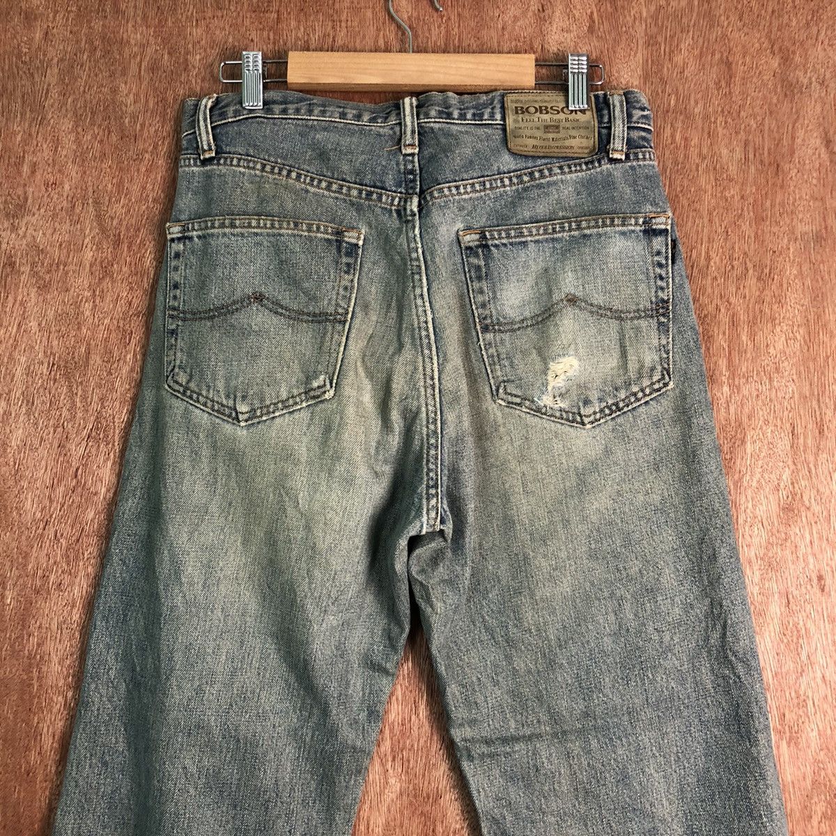 Japanese Brand DLL BoBson vintage Blue Denim Jeans Pants #c175 Size US 30 / EU 46 - 7 Thumbnail