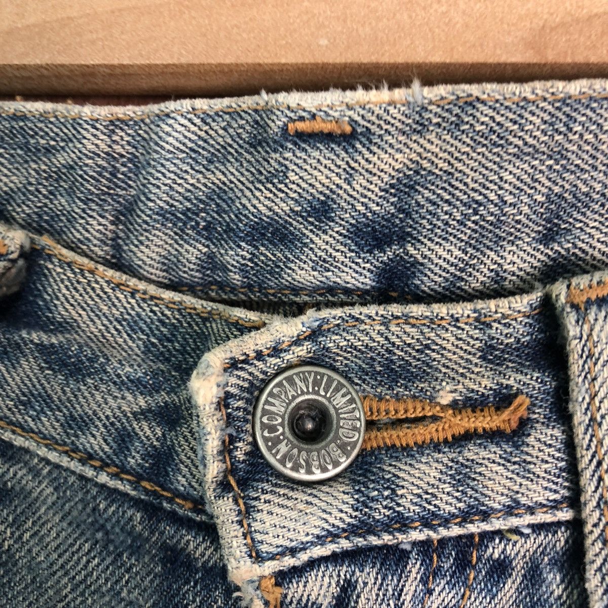 Japanese Brand DLL BoBson vintage Blue Denim Jeans Pants #c175 Size US 30 / EU 46 - 4 Thumbnail