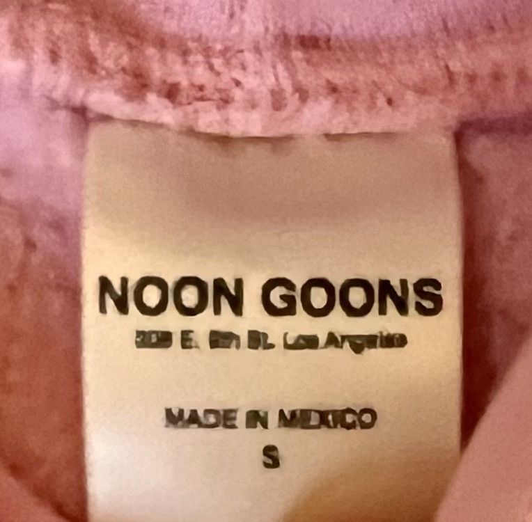 Noon Goons Noon Goons Mens Hoodie Sweatshirt Pink Pockets 100% Cotton S Size US S / EU 44-46 / 1 - 5 Thumbnail