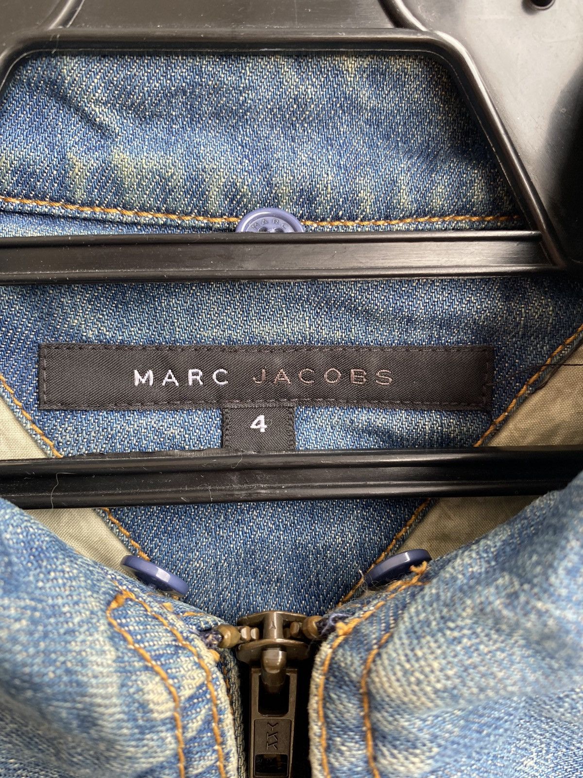 Marc Jacobs × Vintage 90s Marc Jacobs trucker denim jacket Size M / US 6-8 / IT 42-44 - 7 Thumbnail