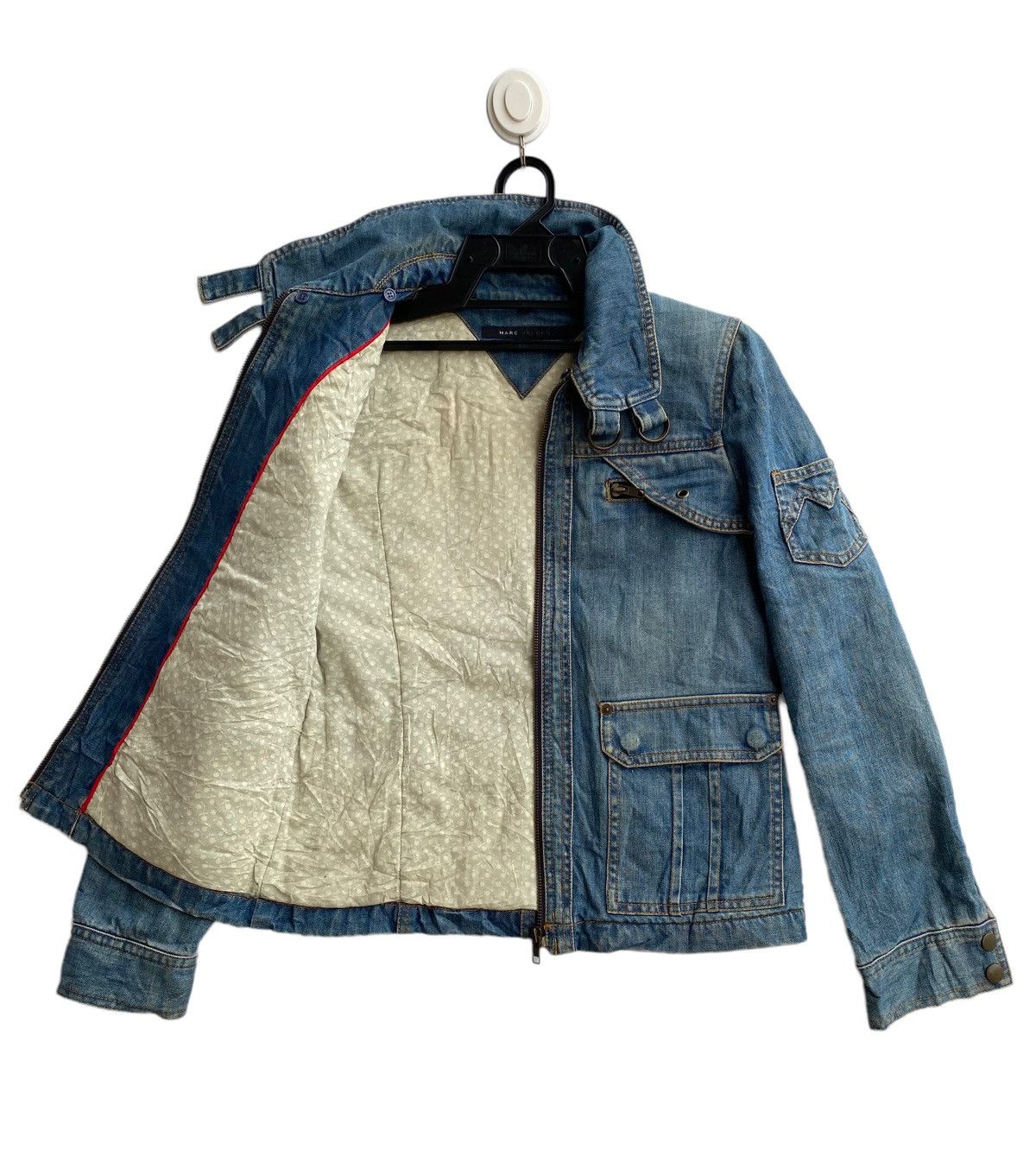 Marc Jacobs × Vintage 90s Marc Jacobs trucker denim jacket Size M / US 6-8 / IT 42-44 - 5 Thumbnail