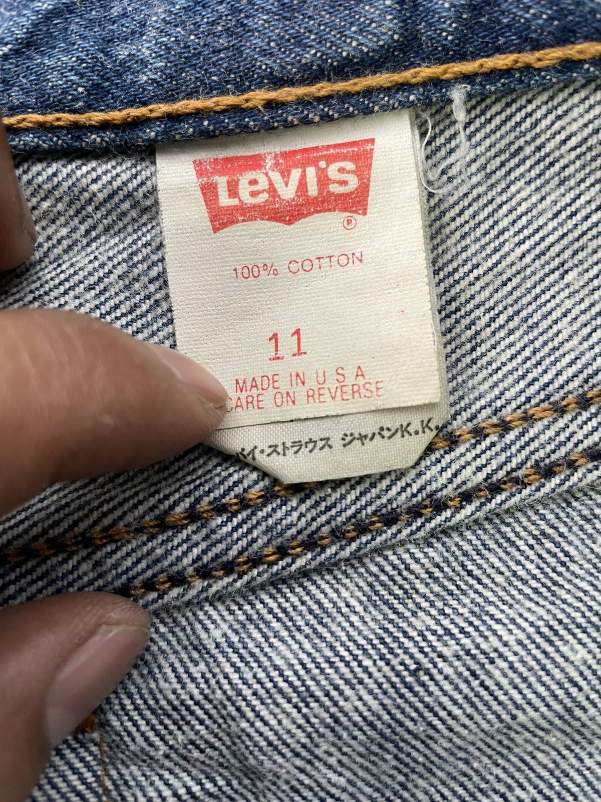 Levi's Vintage 1990 Levis 501 e Jeans Size 29" - 14 Thumbnail