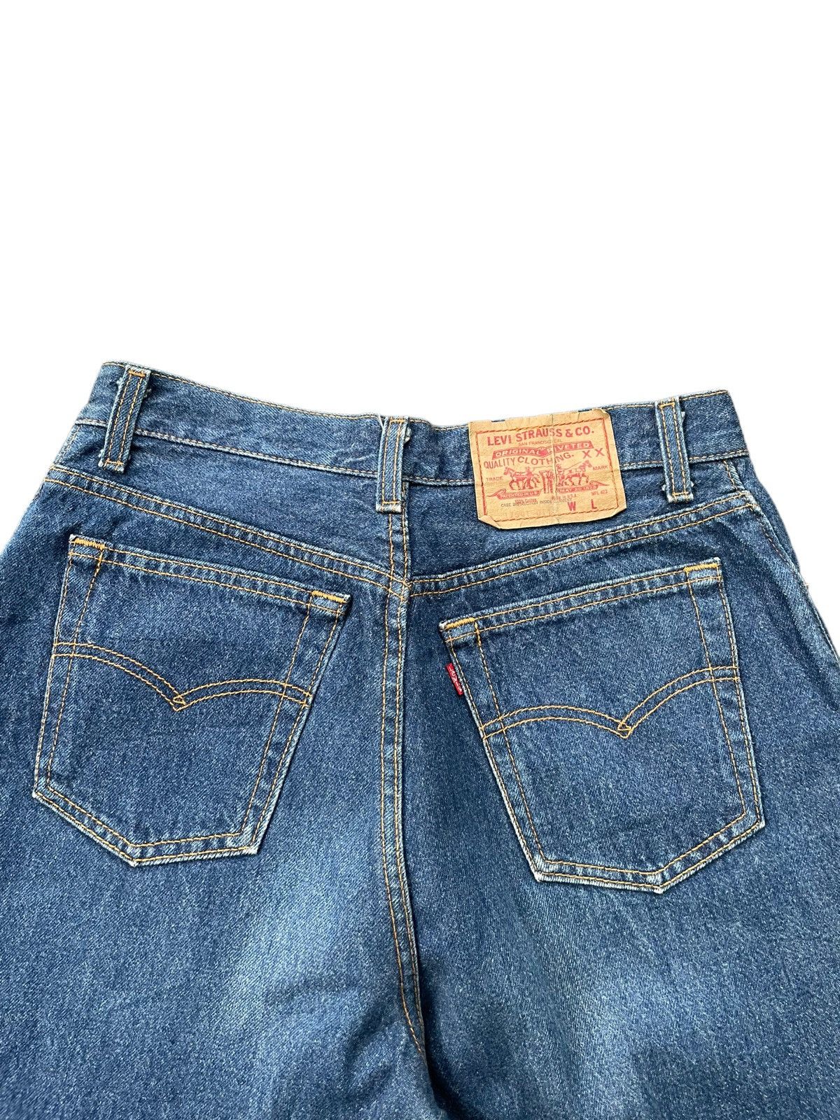 Levi's Vintage 1990 Levis 501 e Jeans Size 29" - 8 Thumbnail