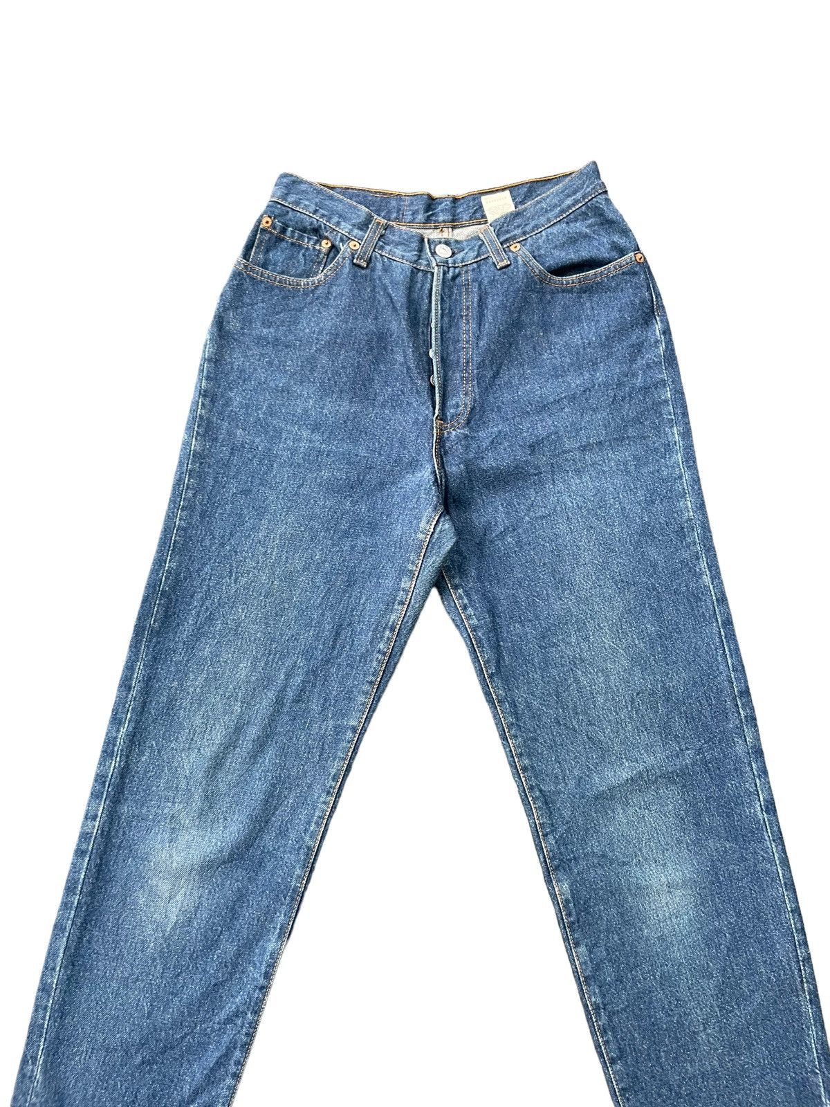 Levi's Vintage 1990 Levis 501 e Jeans Size 29" - 3 Thumbnail