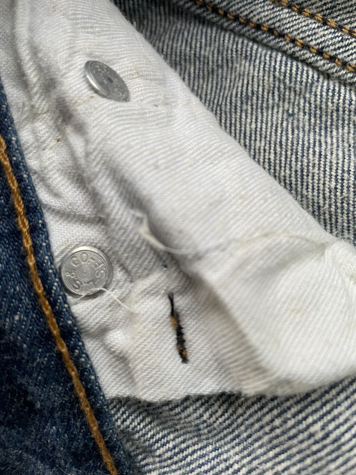 Levi's Vintage 1990 Levis 501 e Jeans Size 29" - 15 Thumbnail