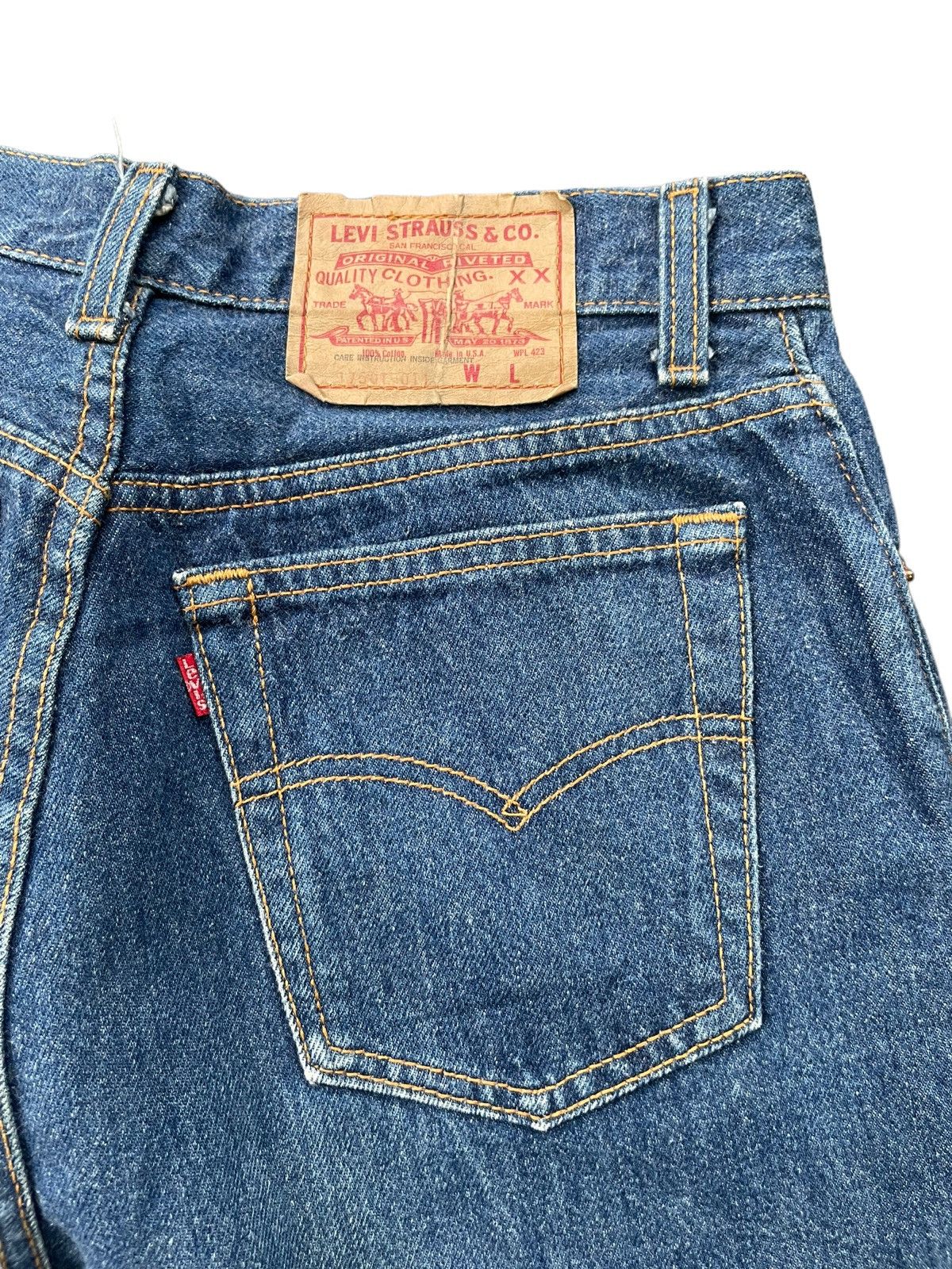 Levi's Vintage 1990 Levis 501 e Jeans Size 29" - 9 Thumbnail