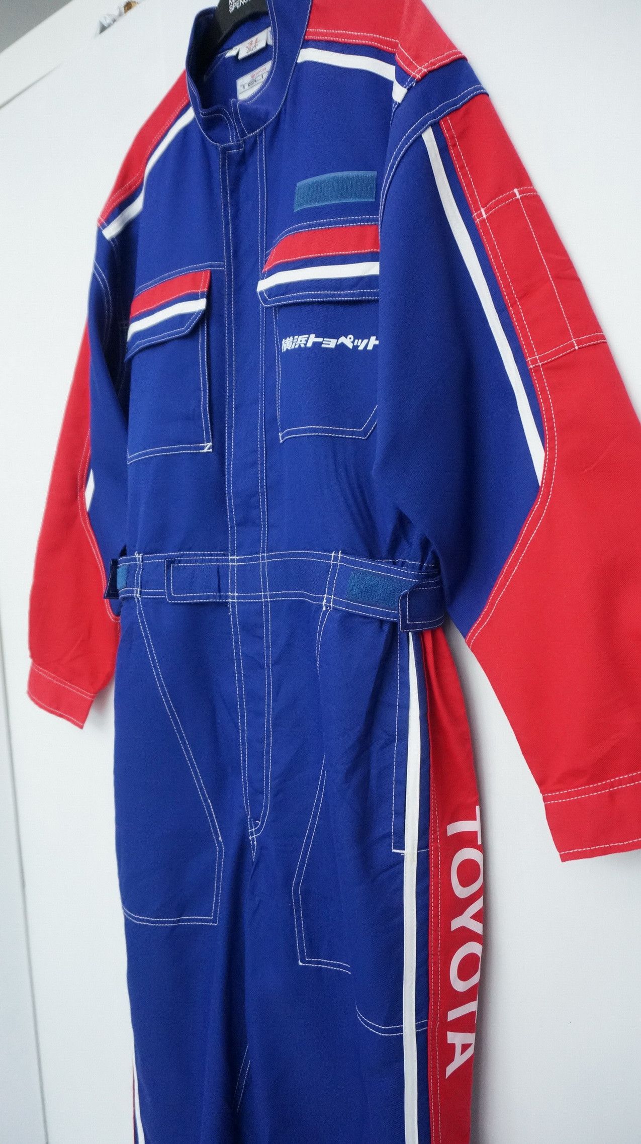 Japanese Brand TOYOTA TOYOPET TECNO Uniform Coverall Size US 35 - 2 Thumbnail