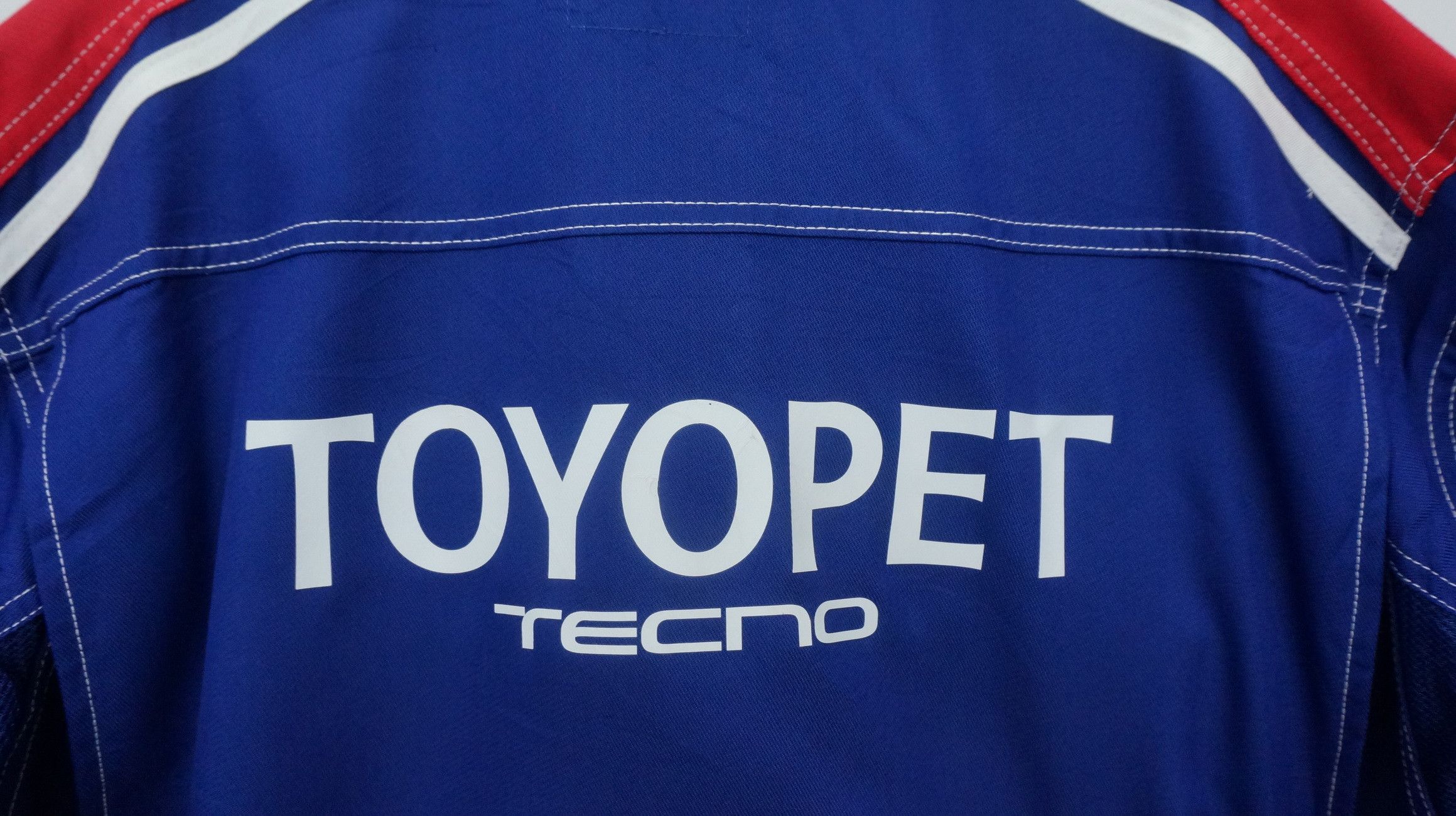 Japanese Brand TOYOTA TOYOPET TECNO Uniform Coverall Size US 35 - 7 Thumbnail